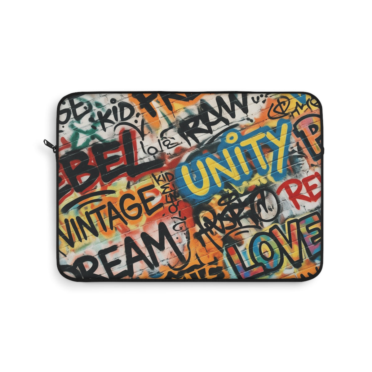 Laptop Sleeve - Modern Tech Accessory, Gift for Students, Stylish Computer Case, Office Essentials | Chic Device Protection for Tech Lovers, Modern Gift, College Essentials, Travel Accessory. Street Art Freedom Unity Peace Laptop Sleeve