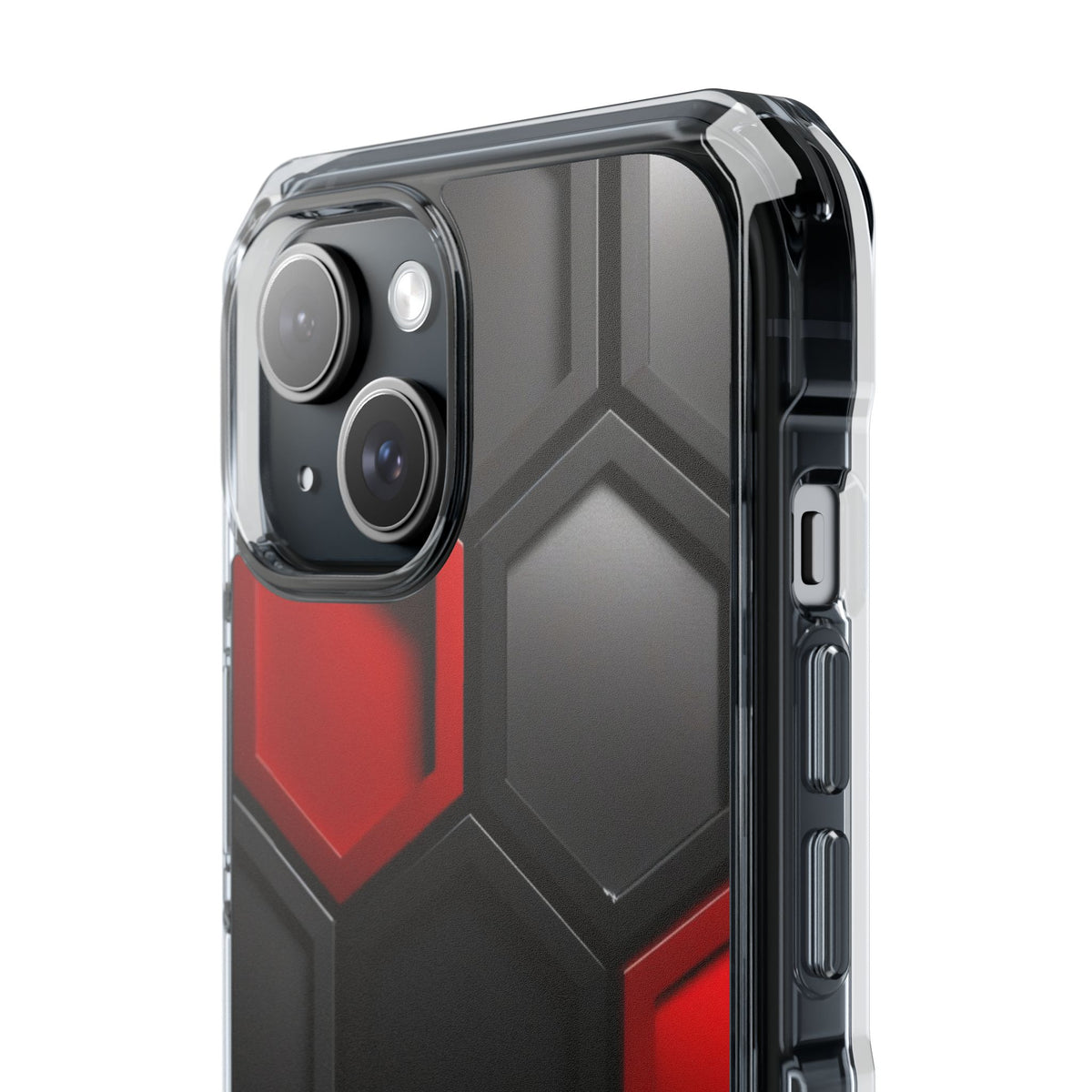 Magnetic Phone Case for iPhone 16/15/14 | Stylish Clear Impact Case, Trendy Protection for iPhone, Unique Gifts for Tech Lovers, Modern Aesthetic