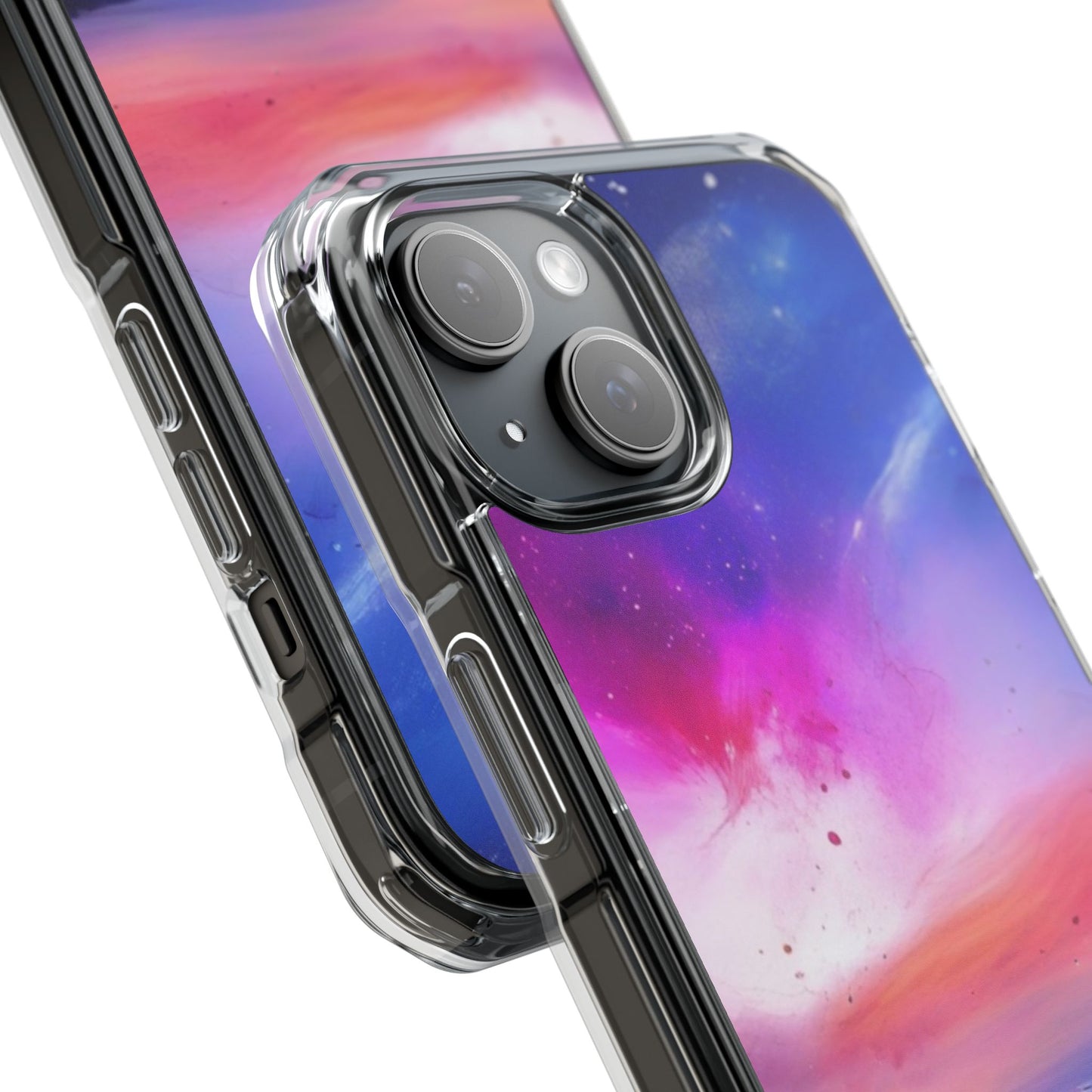 Magnetic Impact Phone Case for iPhone 16/15/14, Vibrant Magnetic Clear Impact Phone Cases, Protective Cases, Custom Phone Covers, Unique Phone Accessories, Gift for Tech Lovers