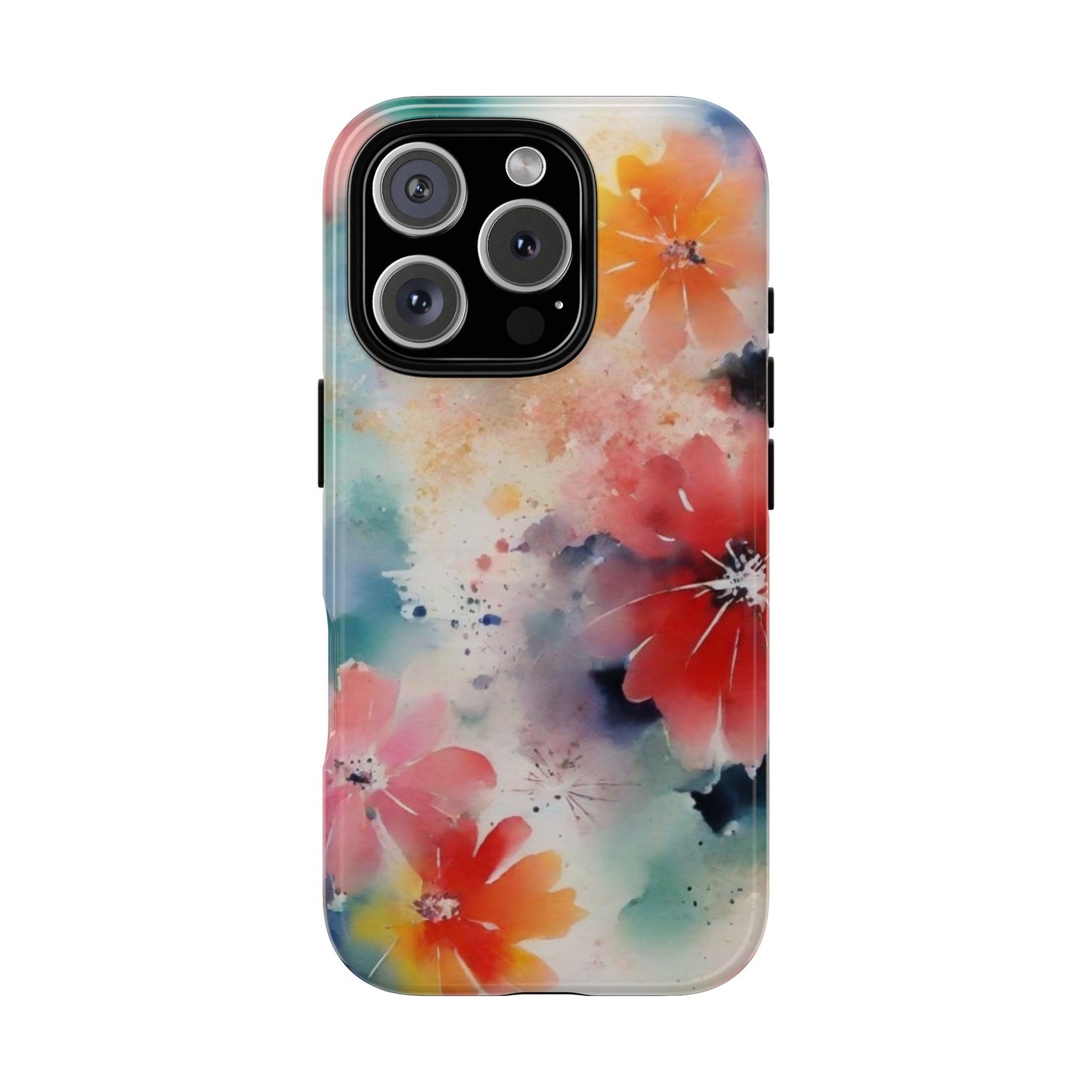 iPhone Tough Case Phone Case for iPhone 16– Dual Layer, Matte/Glossy Finish, Wireless Charging Compatible