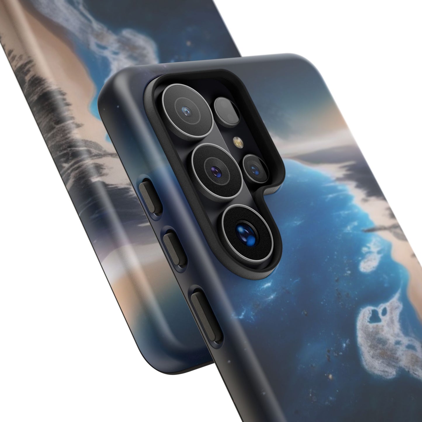 Tough Case Phone Case for Samsung Galaxy S26/S25/S24/S23/S22 – Dual Layer, Matte/Glossy Finish, Wireless Charging CompatibleOcean Wave Phone Case - Tough, Stylish Protection for Beach Lovers