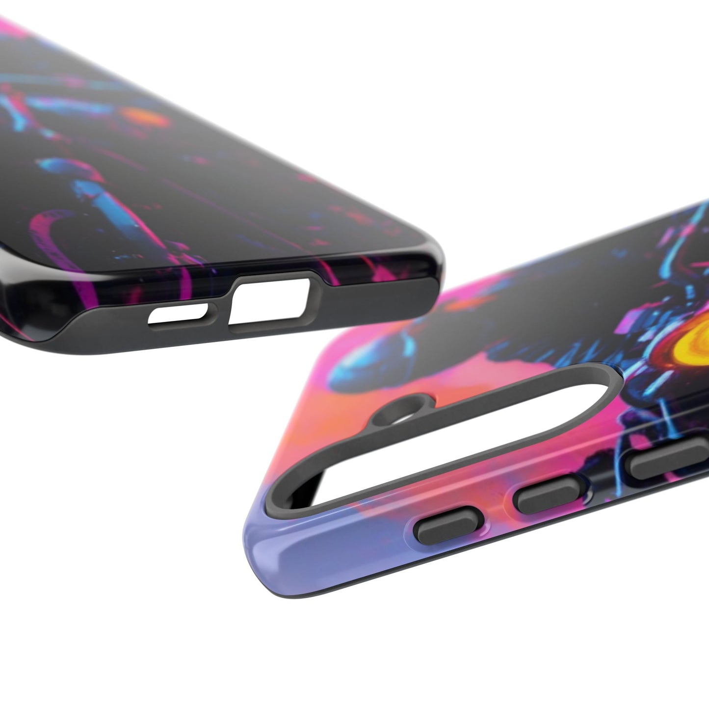 Tough Cases Phone Cases for Samsung Galaxy S25/S24/S23 – Dual Layer, Matte/Glossy Finish, Wireless Charging Compatible