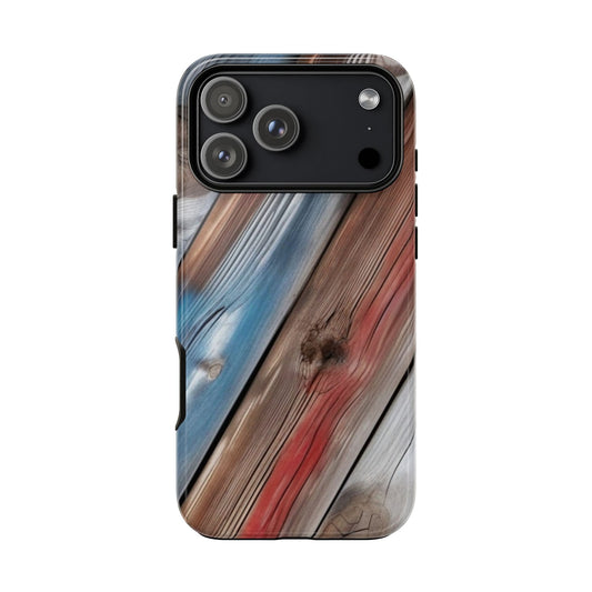 Tough Phone Case for iPhone 17/16/15/14: Rustic Chic, Tough Protective Cover for Nature Lovers, Birthday Gifts, Unique Tech Accessories