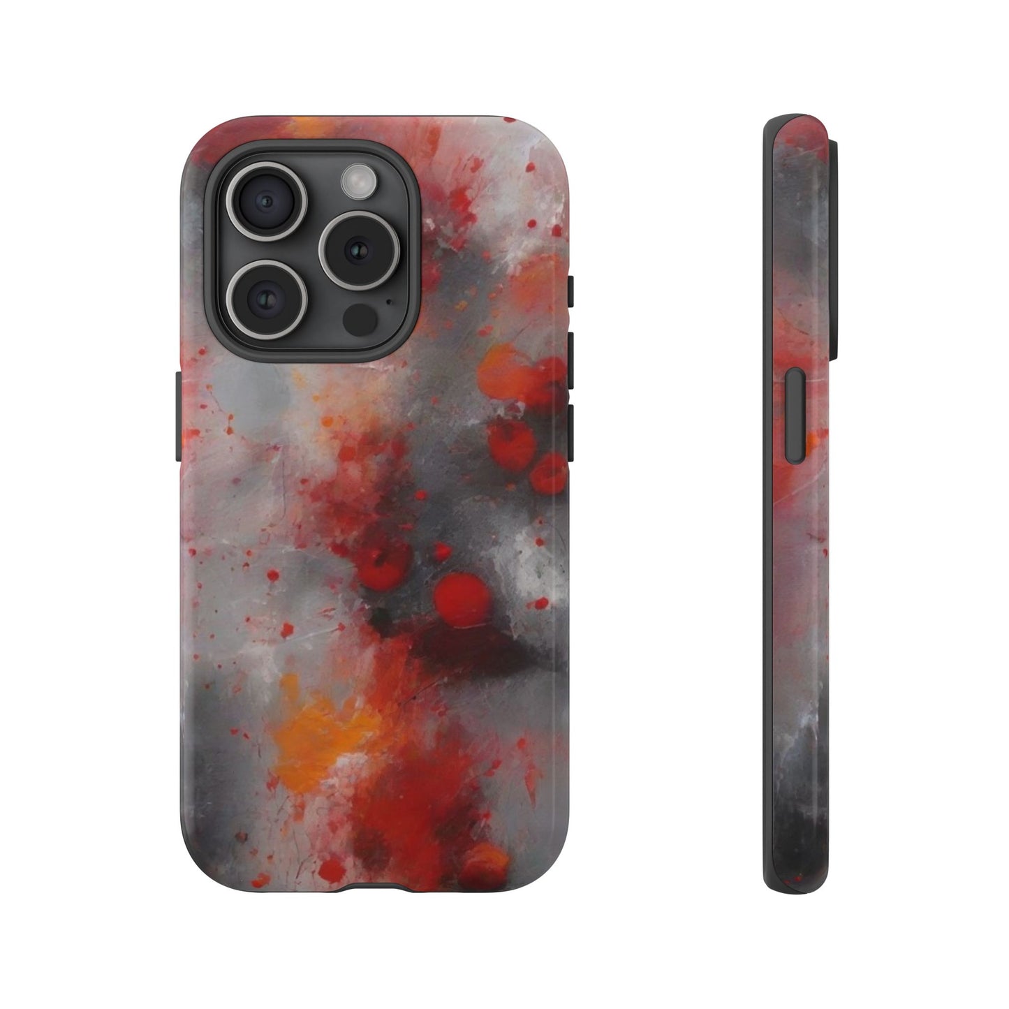 iPhone Tough Case Phone Case for iPhone 14\15\16\17 – Dual Layer, Matte/Glossy Finish, Wireless Charging Compatible