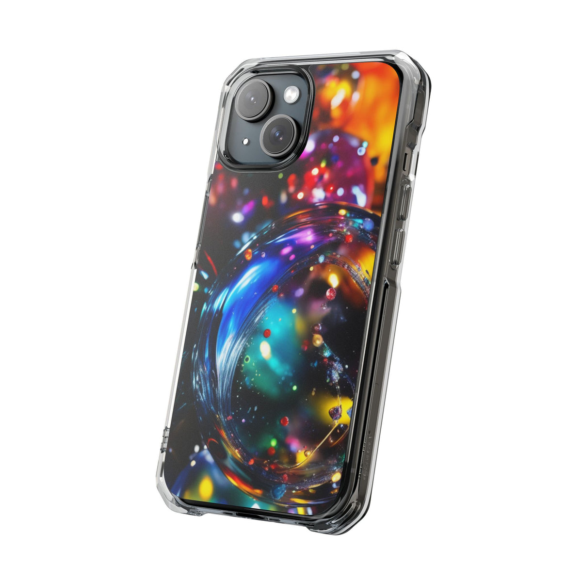 Magnetic Phone Case for iPhone 16/15/14 | Stylish Clear Impact Case, Trendy Protection for iPhone, Unique Gifts for Tech Lovers, Modern Aesthetic