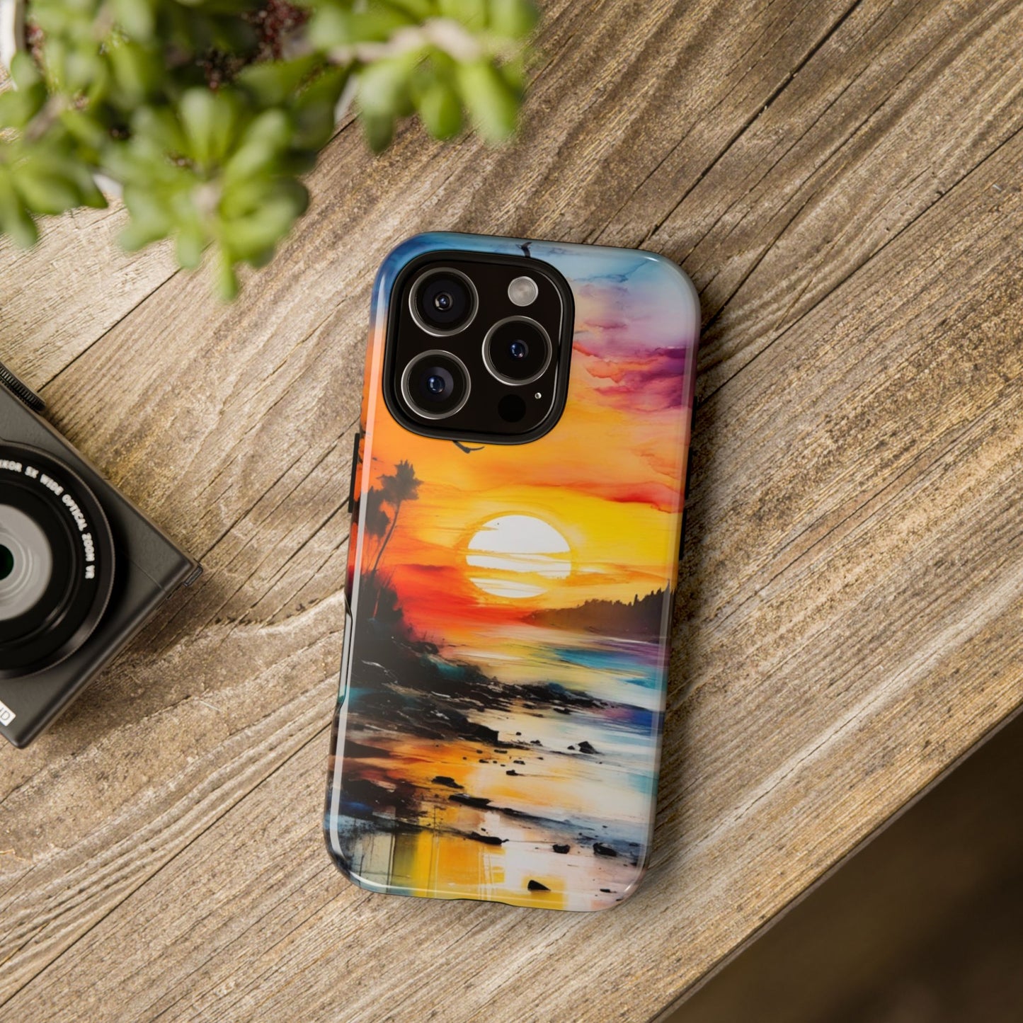 iPhone Tough Case Phone Case for iPhone 16/16 Plus/16 Pro/16 Pro Max – Dual Layer, Matte/Glossy Finish, Wireless Charging Compatible