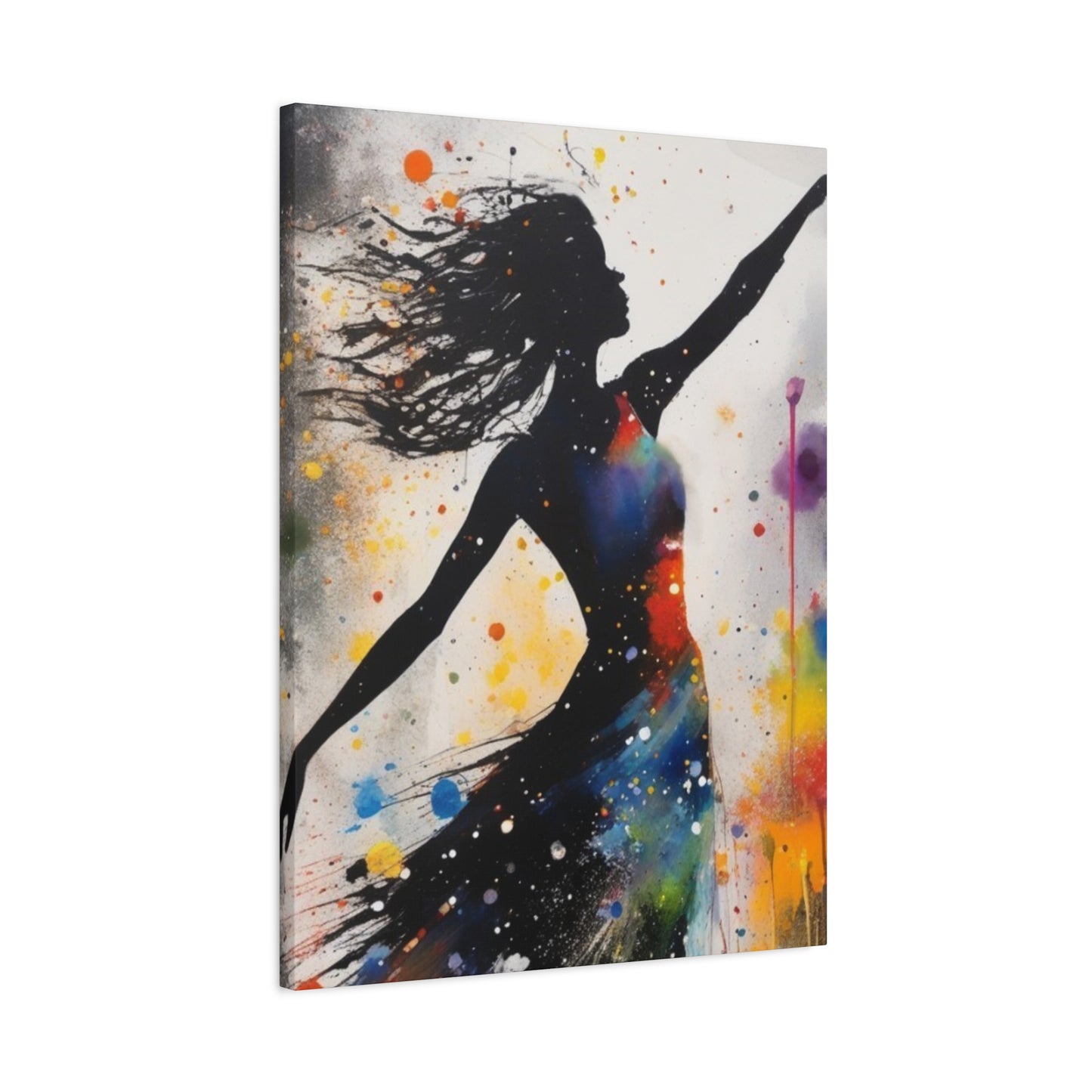 Abstract Art Canvas Print – Modern Wall Art, Matte Canvas, Ready to Hang, Home & Office Décor, Modern Wall Décor, Stretched Canvas Print, Modern Art Decor, Dance Wall Art, Vibrant Home Decoration