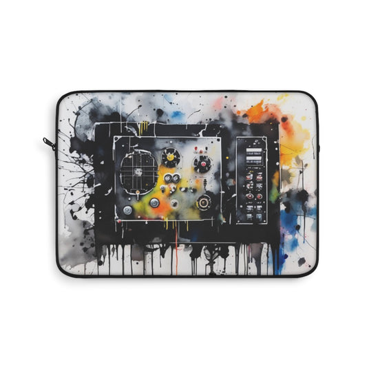 Laptop Sleeve, computer sleeve, laptop case, laptop bag. Abstract art design.