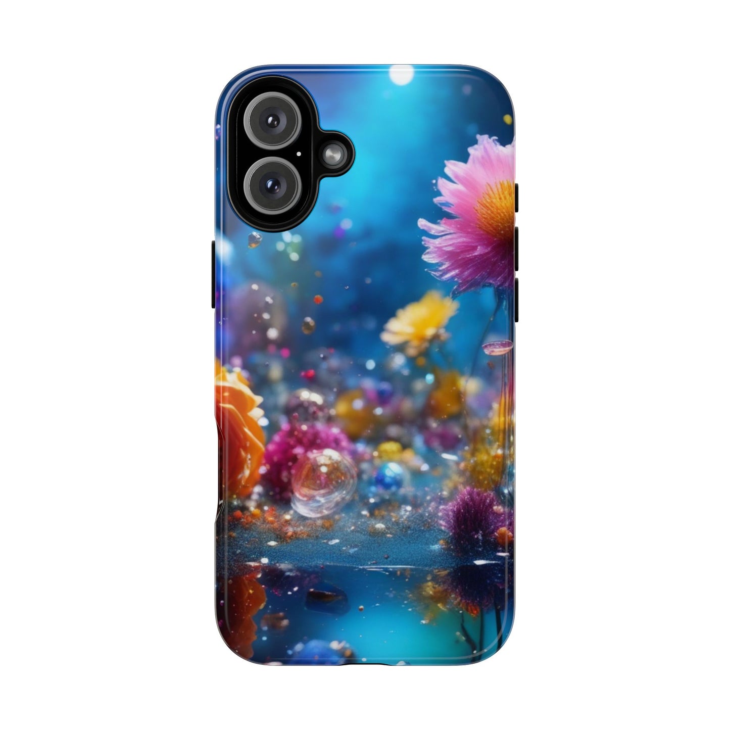 Floral Tough Phone Case for iphone 17/16/15 — Vibrant Flower Design