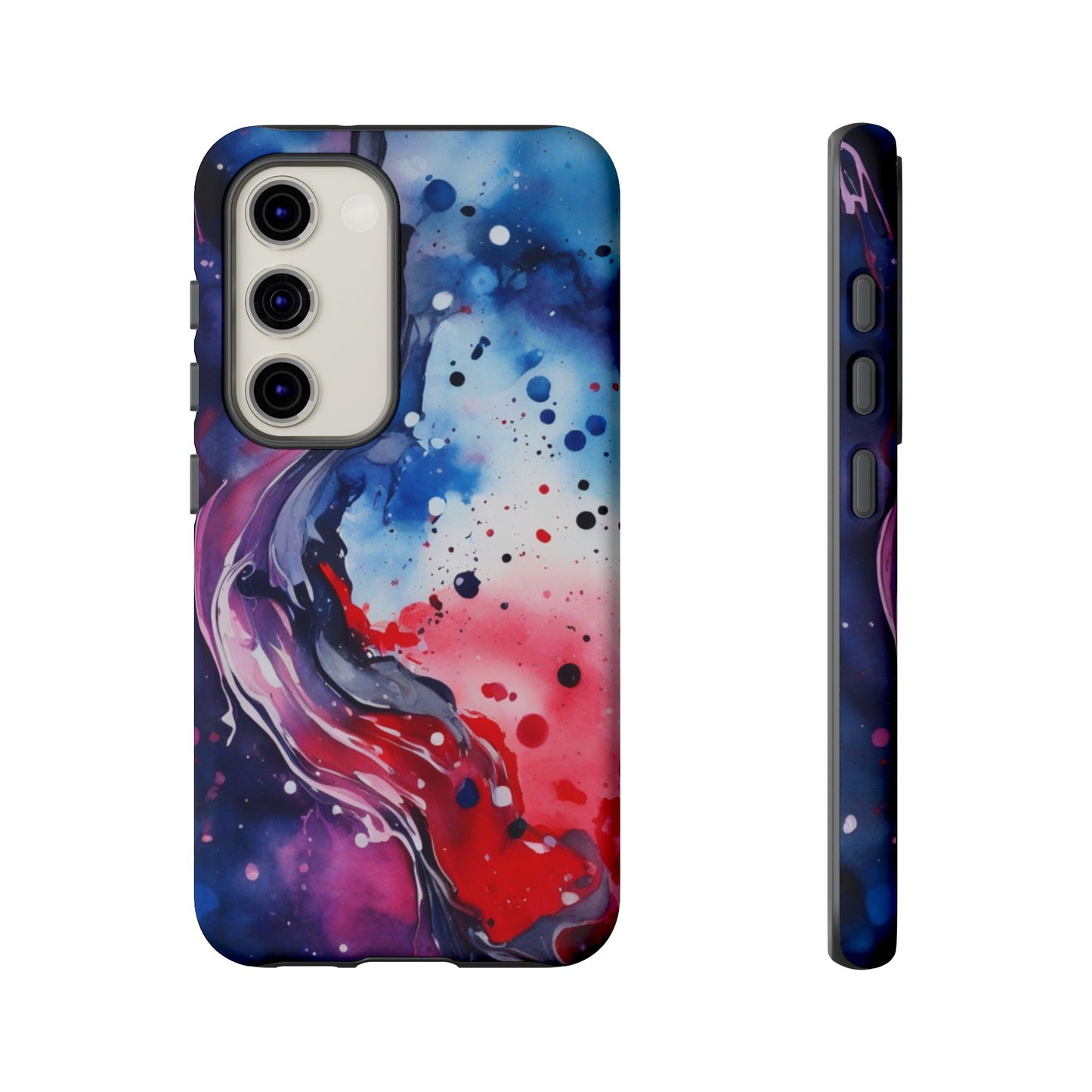 Galaxy Abstract Tough Phone case for Samsung Galaxy S25/S24/S23 – Vibrant Nebula Protective Cover