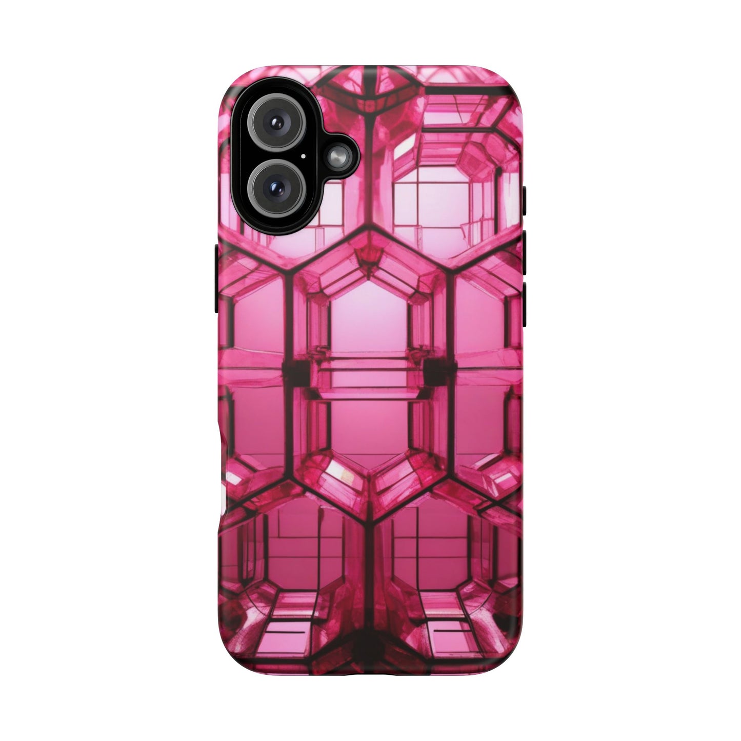 Stylish Pink Phone Case for iPhone 17/16/15/14, Gifts for Her