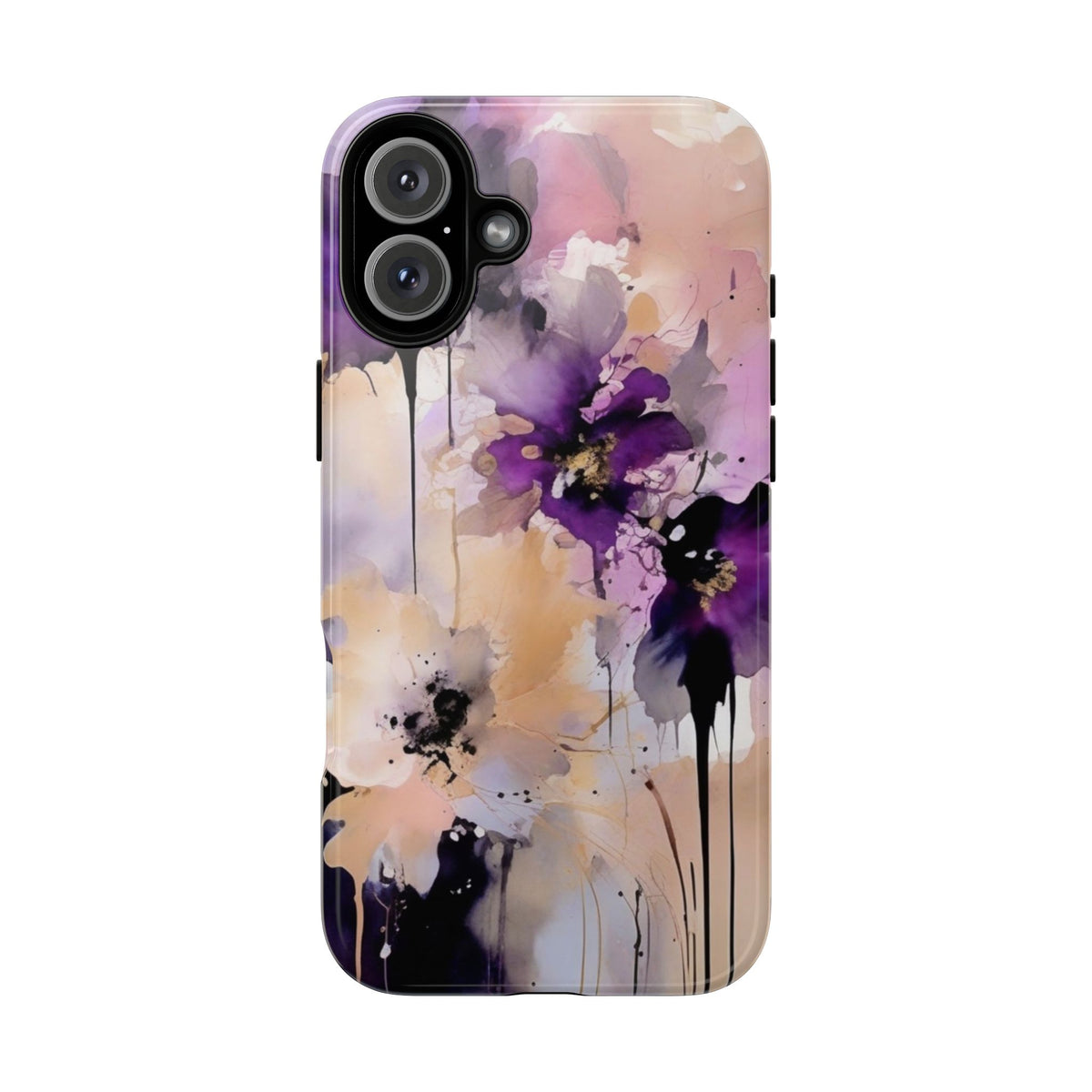 iPhone Tough Case Phone Case for iPhone 15\16 – Dual Layer, Matte/Glossy Finish, Wireless Charging Compatible