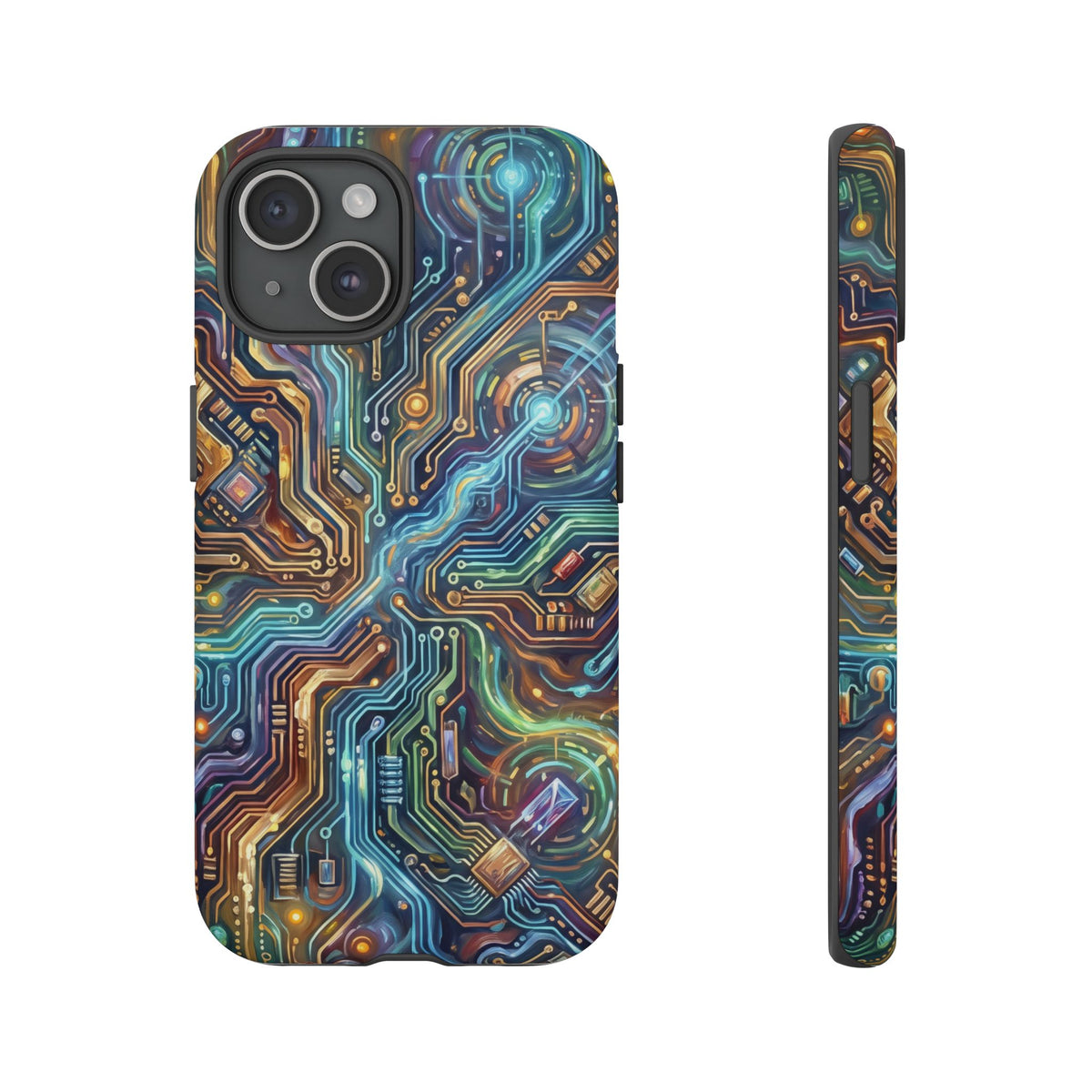 iPhone Tough Cases Phone Cases for iPhone 14\15\16\17\18 – Dual Layer, Matte/Glossy Finish, Wireless Charging Compatible.