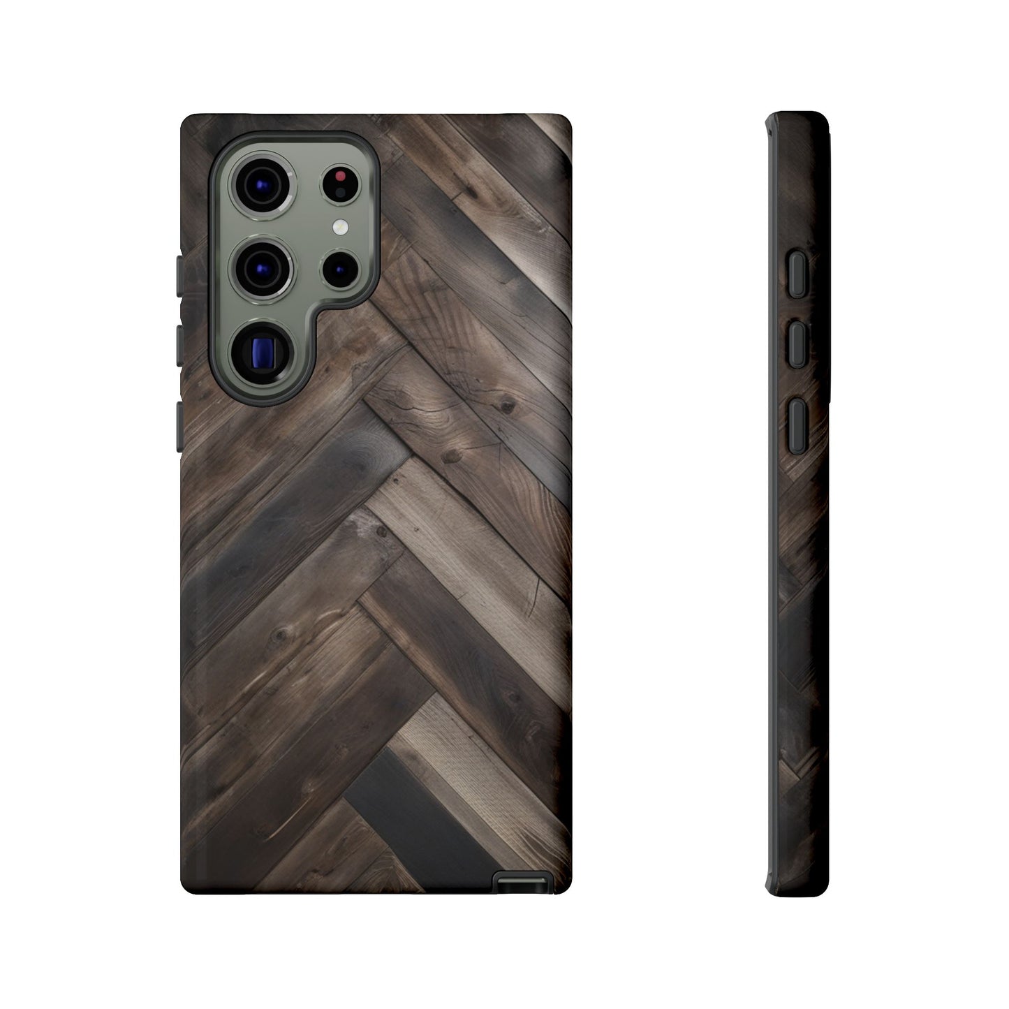 Herringbone Phone Case for Samsung Galaxy S25/S24/S23/S22 - Tough and Stylish Protection