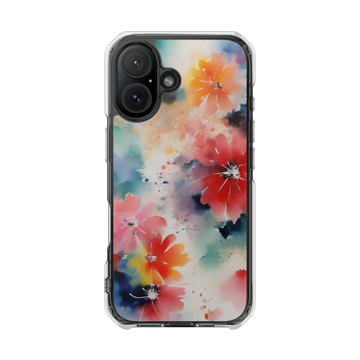 Magnetic Phone Case for iPhone 16/15/14 | Stylish Clear Impact Case, Trendy Protection for iPhone, Unique Gifts for Tech Lovers, Modern Aesthetic
