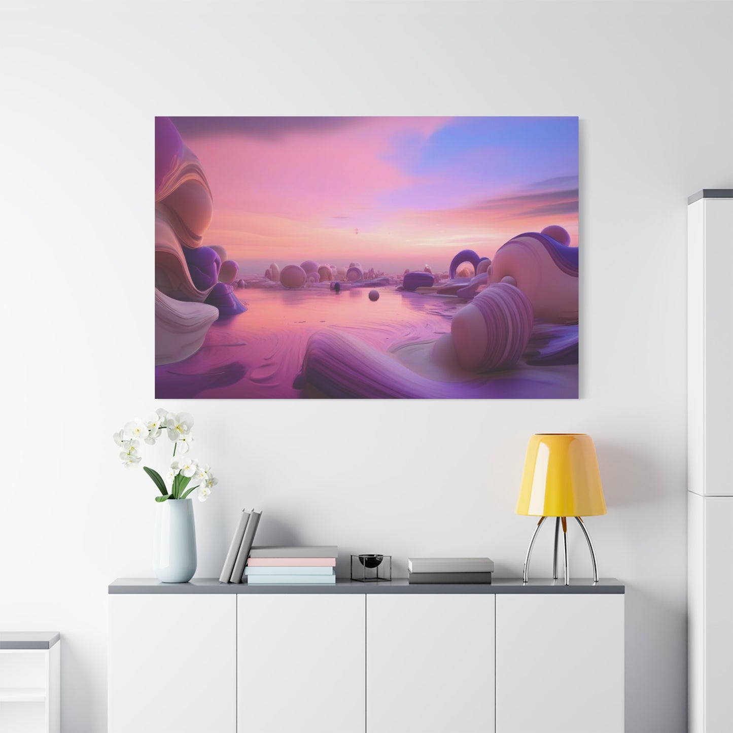 Abstract Art Canvas Print – Modern Wall Art, Digital Artwork, Matte Canvas, Ready to Hang, Home & Office Décor, Modern Wall Décor