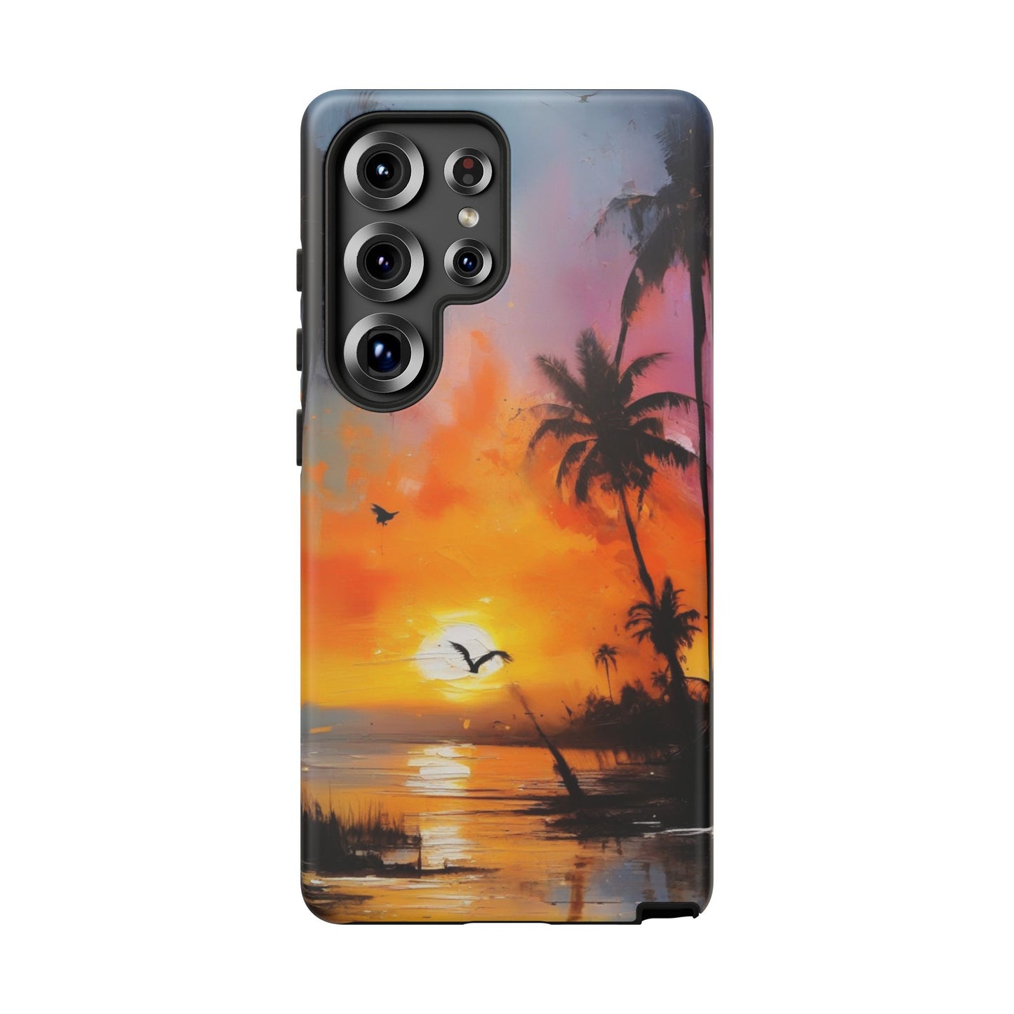 Tough Case Phone Case for Samsung Galaxy S25/S24 – Dual Layer, Matte/Glossy Finish, Wireless Charging Compatible