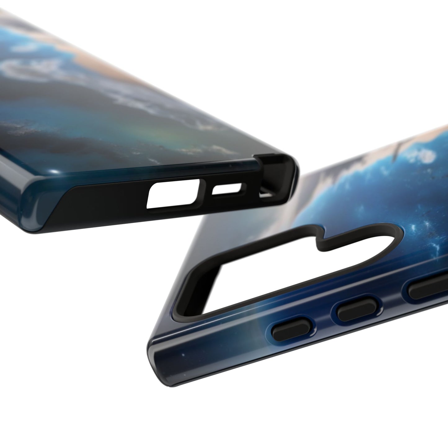 Tough Case Phone Case for Samsung Galaxy S26/S25/S24/S23/S22 – Dual Layer, Matte/Glossy Finish, Wireless Charging CompatibleOcean Wave Phone Case - Tough, Stylish Protection for Beach Lovers