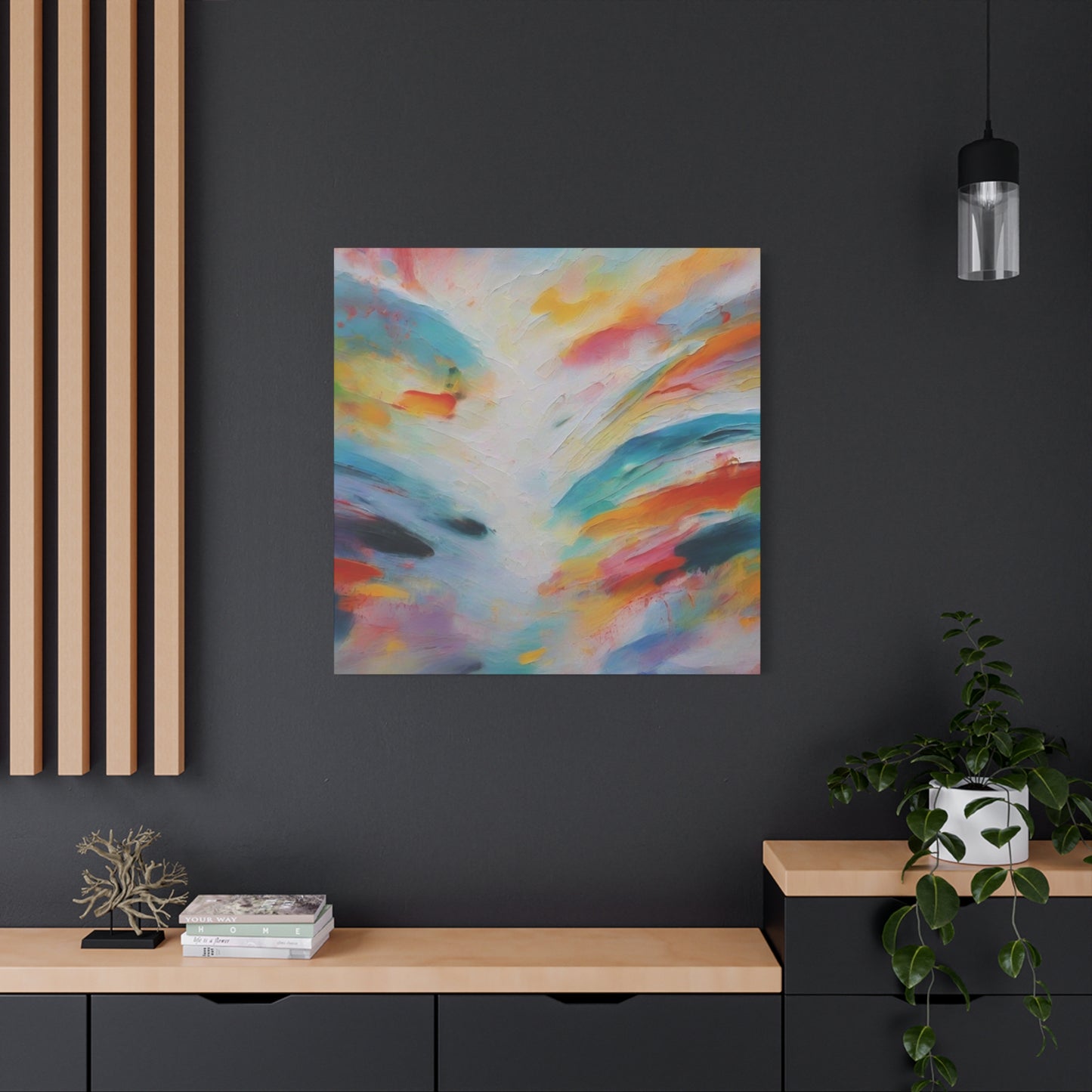 Abstract Art Canvas Print – Modern Wall Art, Digital Artwork, Matte Canvas, Ready to Hang, Home & Office Décor, Modern Wall Décor