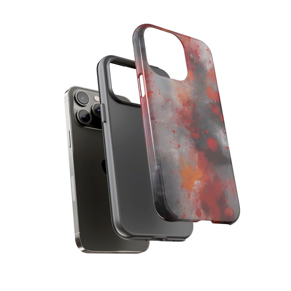 iPhone Tough Case Phone Case for iPhone 14\15\16\17 – Dual Layer, Matte/Glossy Finish, Wireless Charging Compatible