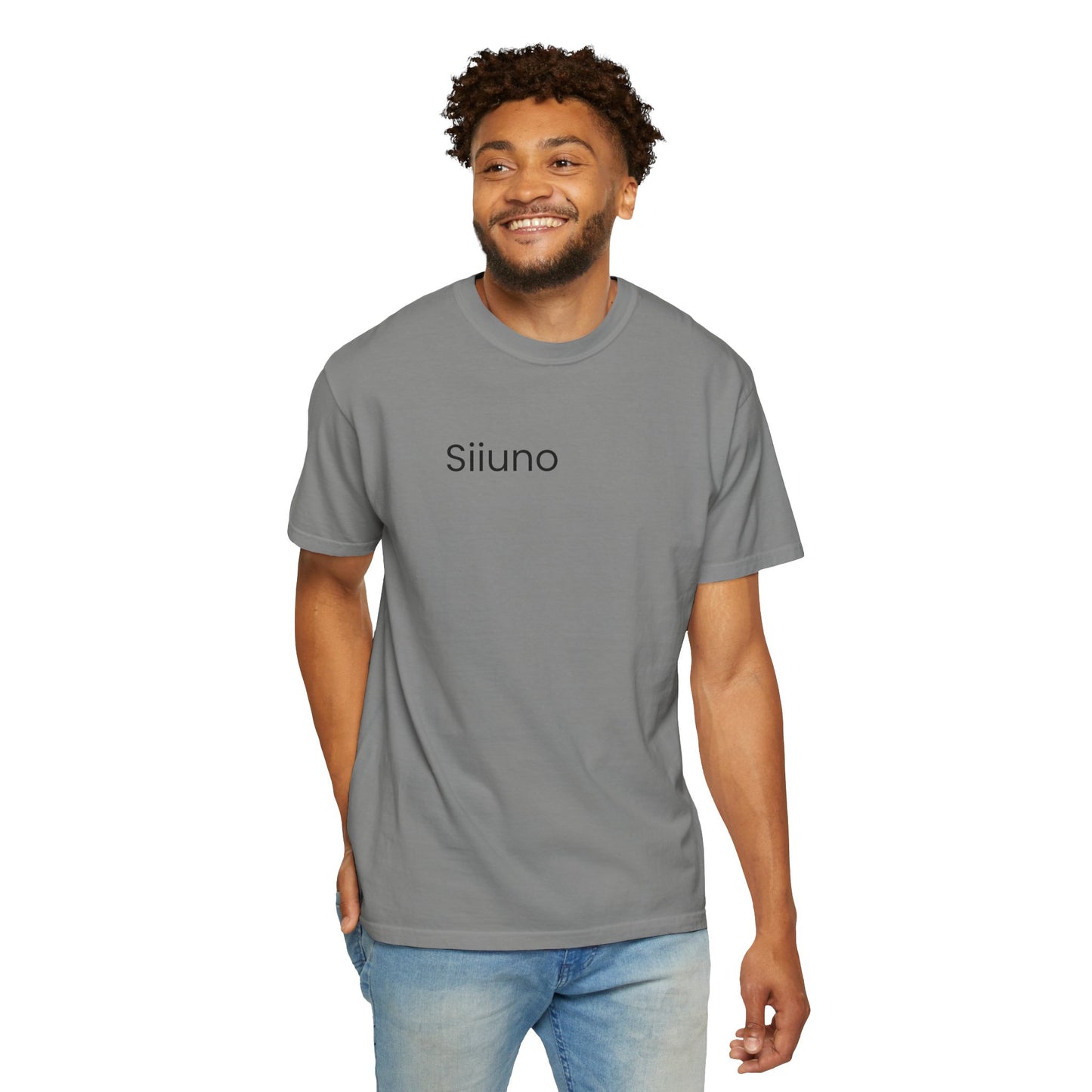 Siiuno Garment-Dyed T-shirt for Everyday Comfort, Unisex Tee for Casual Wear, Gift for Friends, Relaxed Style Tee, Versatile Summer Top
