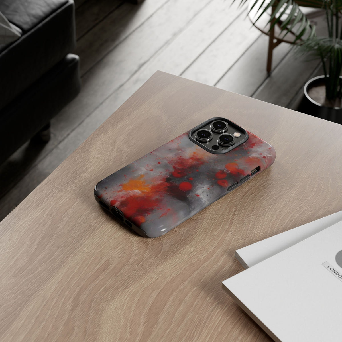 iPhone Tough Case Phone Case for iPhone 14\15\16\17 – Dual Layer, Matte/Glossy Finish, Wireless Charging Compatible