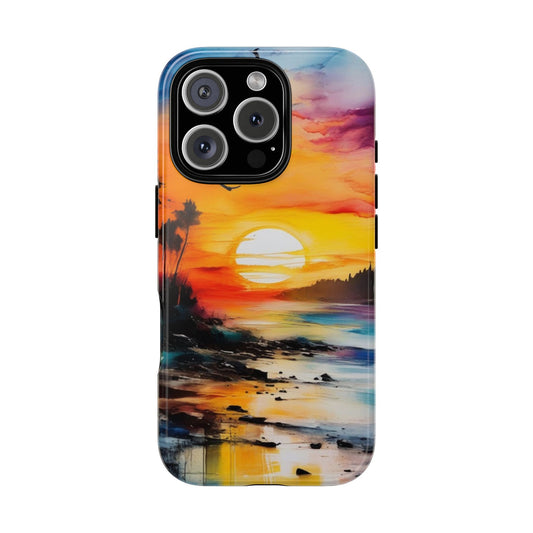 iPhone Tough Case Phone Case for iPhone 16/16 Plus/16 Pro/16 Pro Max – Dual Layer, Matte/Glossy Finish, Wireless Charging Compatible