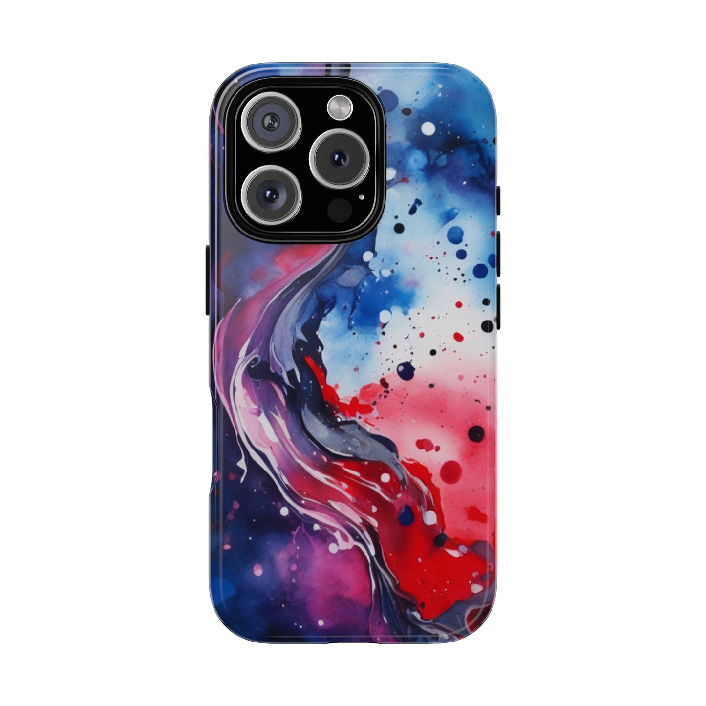 Abstract Galaxy Tough Phone Case  for iPhone 17/16/15/14 – Protective Cover