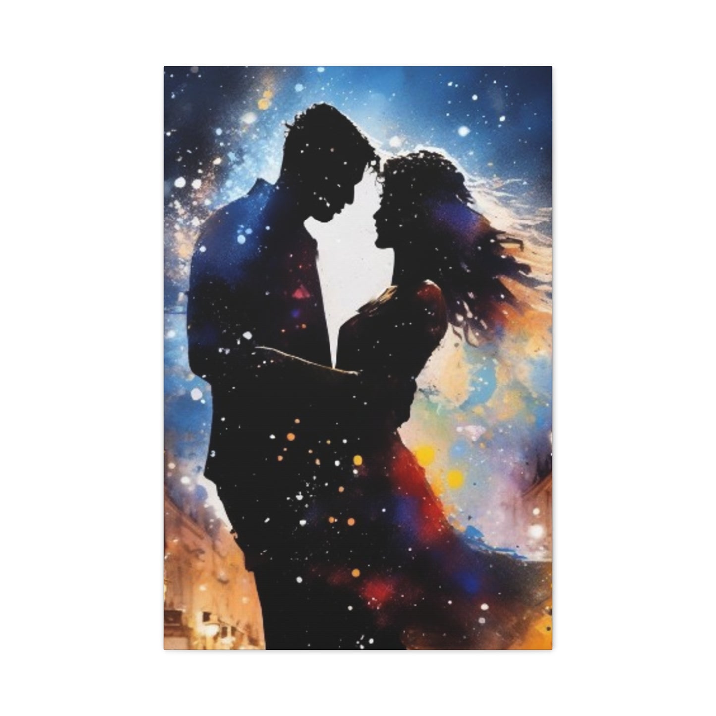 Abstract Art Canvas Print – Modern Wall Art, Digital Artwork, Matte Canvas, Ready to Hang, Home & Office Décor, Modern Wall Décor, Home Decoration, Couple Artwork, Unique Gift for Anniversary, Valentine's Day