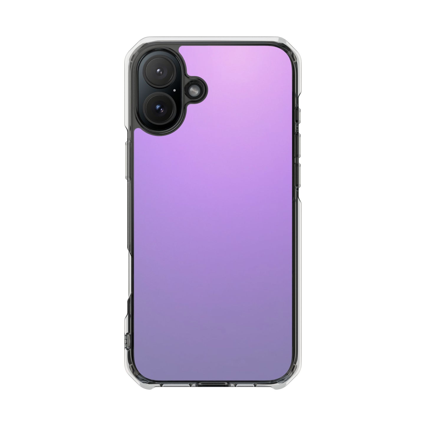 Magnetic Phone Cases for iPhone16/15/14, Impact Protection, Purple Gradient iPhone Case, Durable Clear Cover, Trendy Accessory, Gift for Tech Lovers