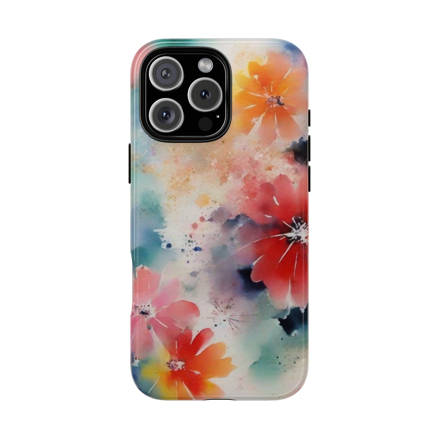 iPhone Tough Case Phone Case for iPhone 16– Dual Layer, Matte/Glossy Finish, Wireless Charging Compatible