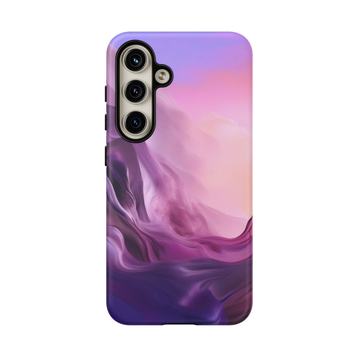 Tough Case Phone Case for Samsung Galaxy S25/S24 – Dual Layer, Matte/Glossy Finish, Wireless Charging Compatible