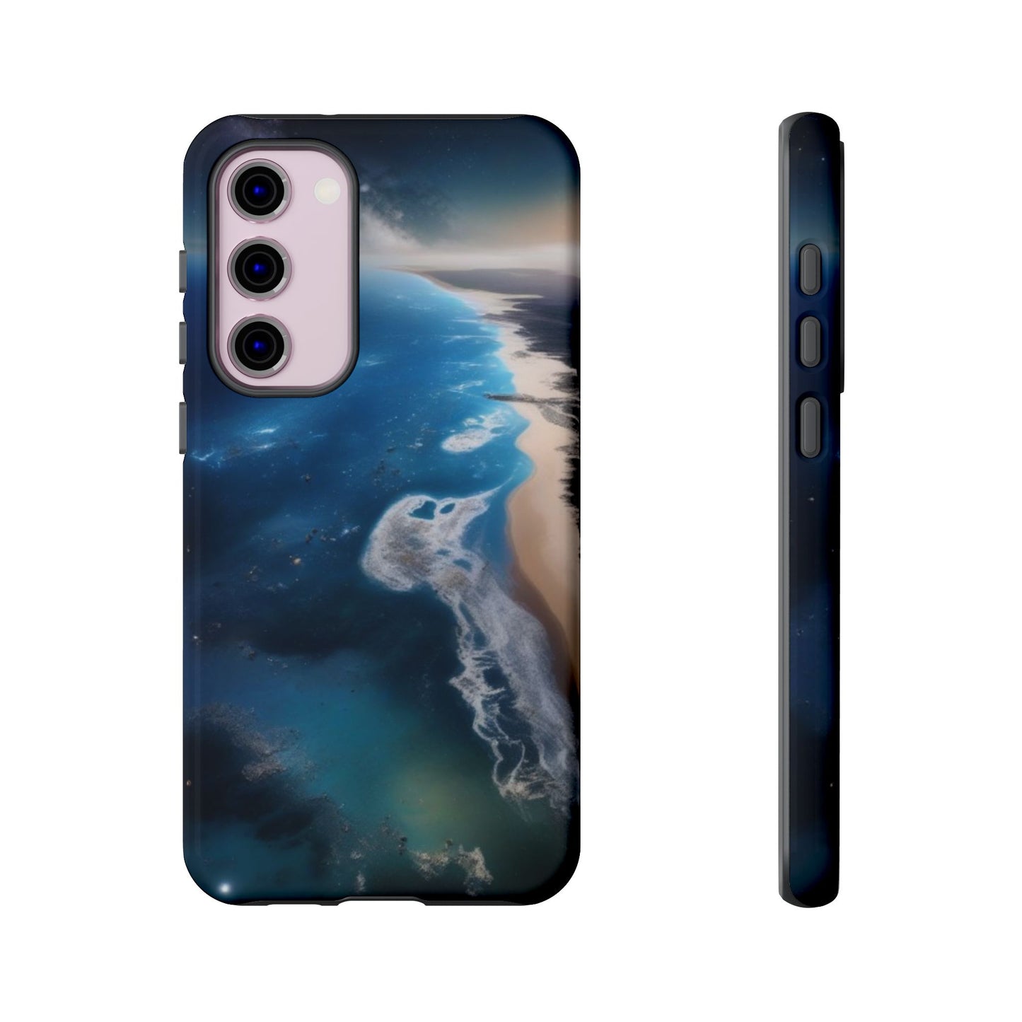 Tough Case Phone Case for Samsung Galaxy S26/S25/S24/S23/S22 – Dual Layer, Matte/Glossy Finish, Wireless Charging CompatibleOcean Wave Phone Case - Tough, Stylish Protection for Beach Lovers