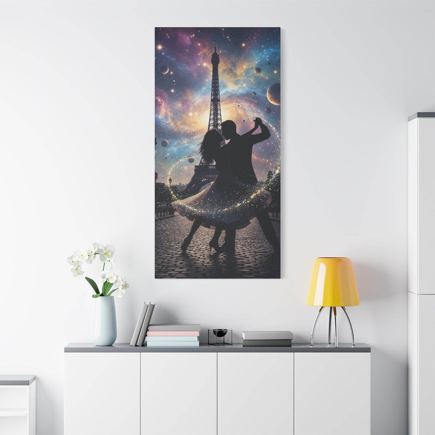 Canvas Print – Modern Wall Art, Matte Canvas, Ready to Hang, Home & Office Décor, Modern Wall Décor, Romantic Paris Dance Canvas Print — Couple Wall Art, Canvas Wall Decor