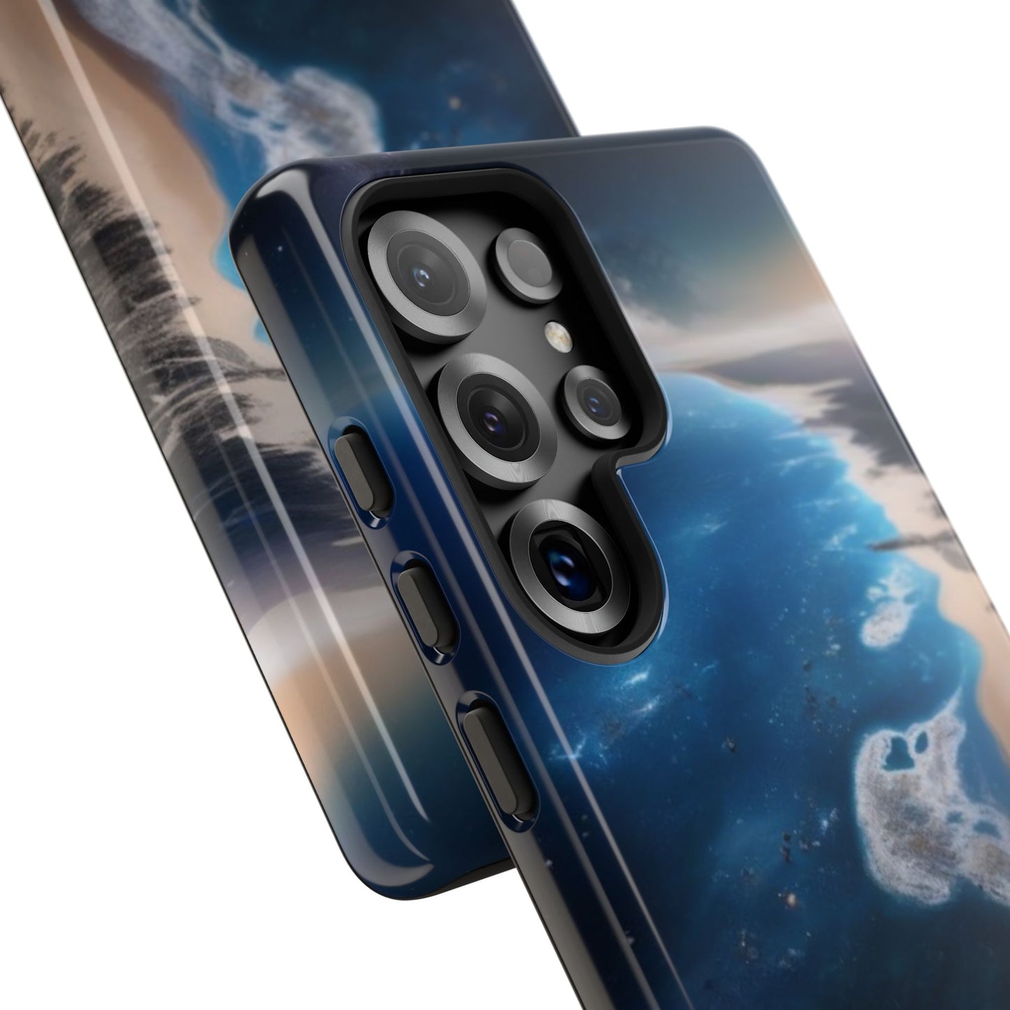 Tough Case Phone Case for Samsung Galaxy S26/S25/S24/S23/S22 – Dual Layer, Matte/Glossy Finish, Wireless Charging CompatibleOcean Wave Phone Case - Tough, Stylish Protection for Beach Lovers