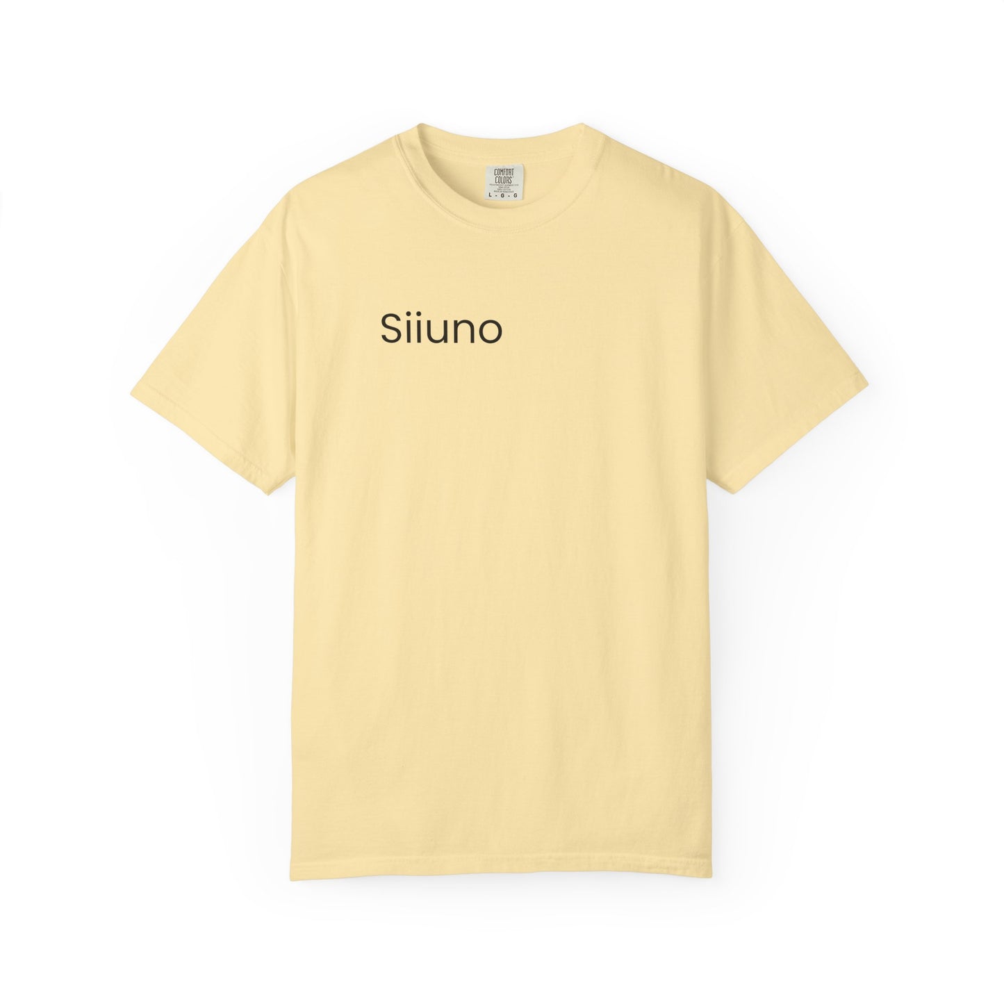 Siiuno Garment-Dyed T-shirt for Everyday Comfort, Unisex Tee for Casual Wear, Gift for Friends, Relaxed Style Tee, Versatile Summer Top