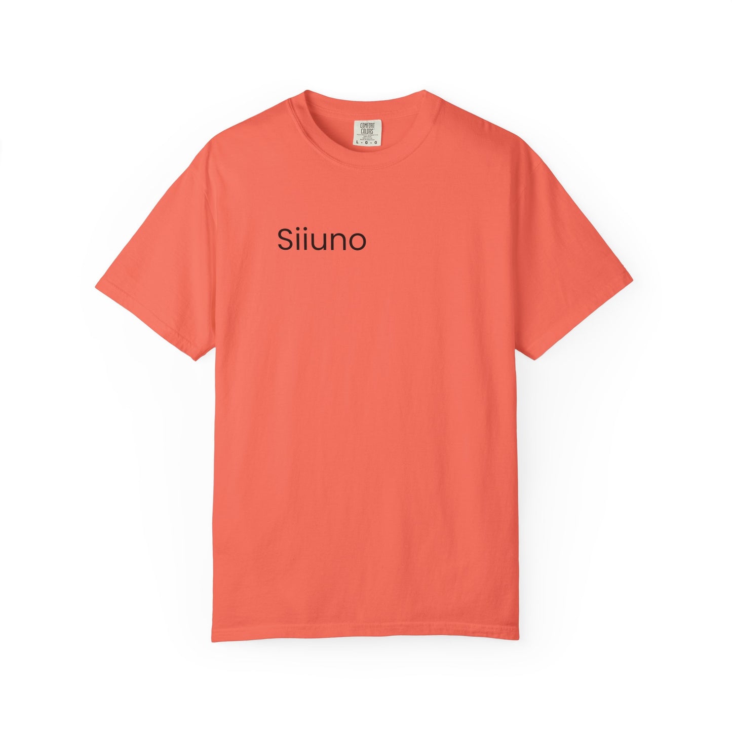 Siiuno Garment-Dyed T-shirt for Everyday Comfort, Unisex Tee for Casual Wear, Gift for Friends, Relaxed Style Tee, Versatile Summer Top
