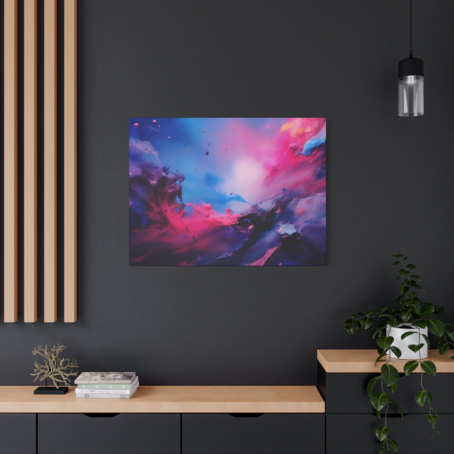 Abstract Art Canvas Print – Modern Wall Art, Digital Artwork, Matte Canvas, Ready to Hang, Home & Office Décor, Modern Wall Décor