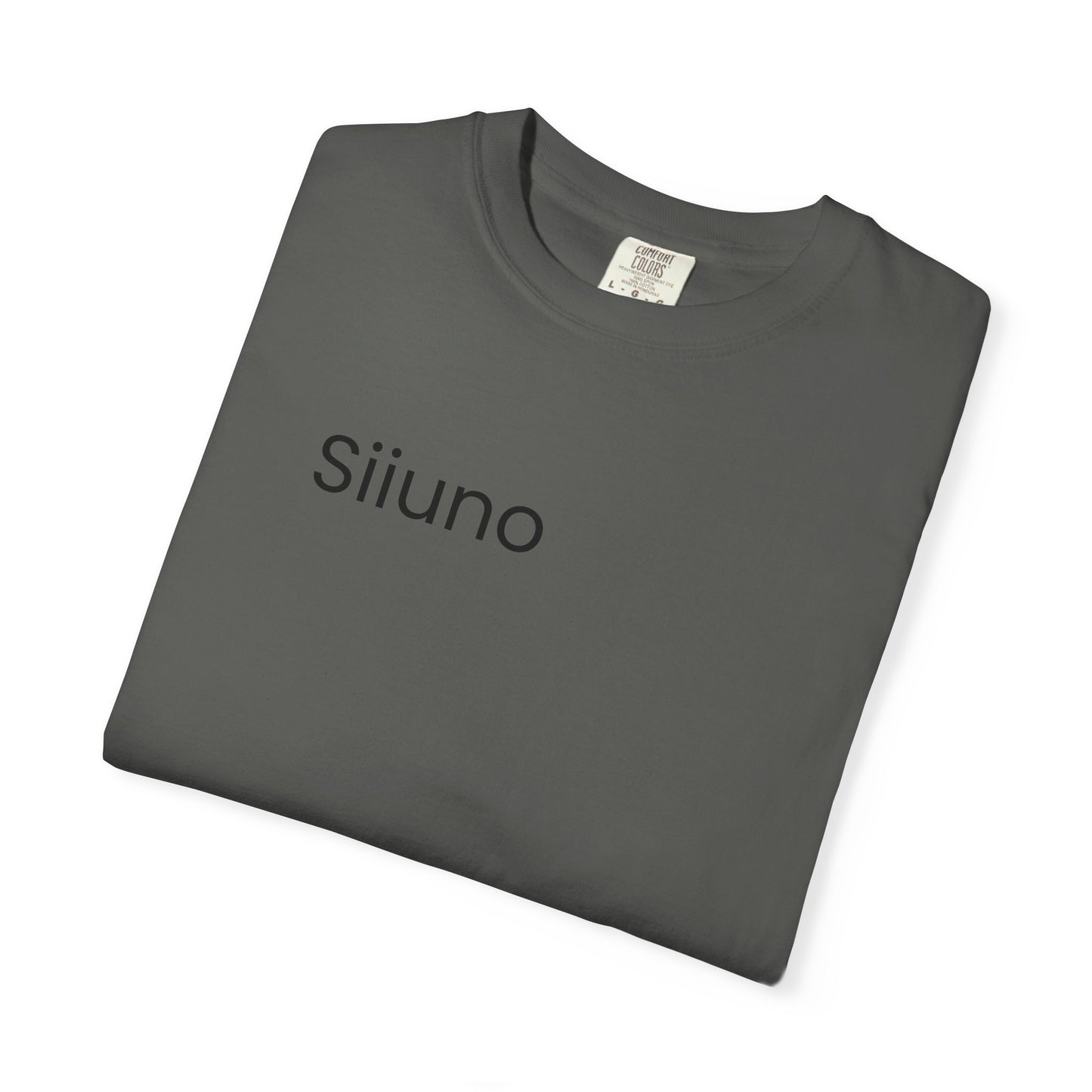 Siiuno Garment-Dyed T-shirt for Everyday Comfort, Unisex Tee for Casual Wear, Gift for Friends, Relaxed Style Tee, Versatile Summer Top