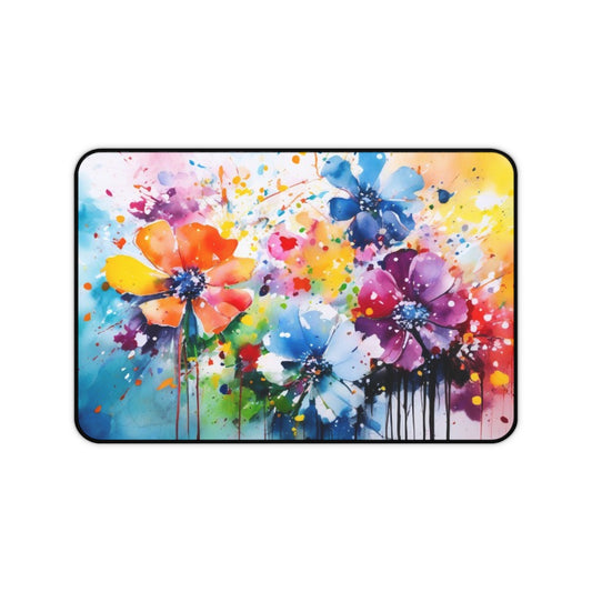 Large Gaming Mouse Pad – Premium Mouse Pad & Tech Accessory for Home & Office, Premium Desk Mat, Gaming Mouse Pad, Non-slip, Colorful Floral Desk Mat for Home Office Decor