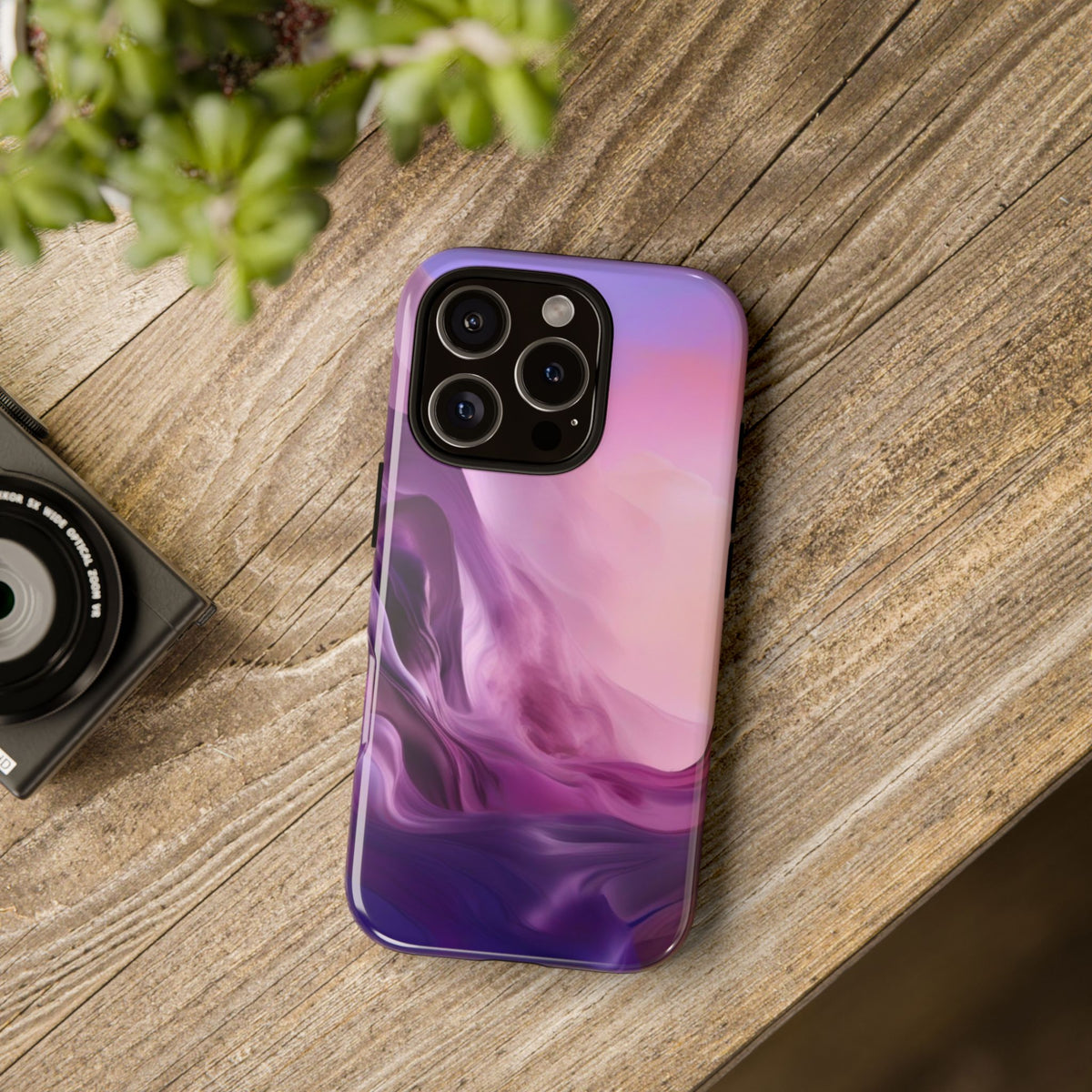 iPhone Tough Case Phone Case for iPhone 14\15\16 – Dual Layer, Matte/Glossy Finish, Wireless Charging Compatible