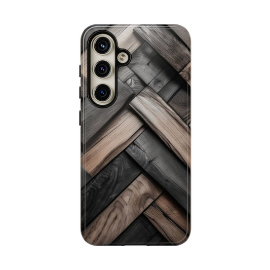 Tough Case Phone Case for Samsung Galaxy S25/S24 – Dual Layer, Matte/Glossy Finish, Wireless Charging Compatible