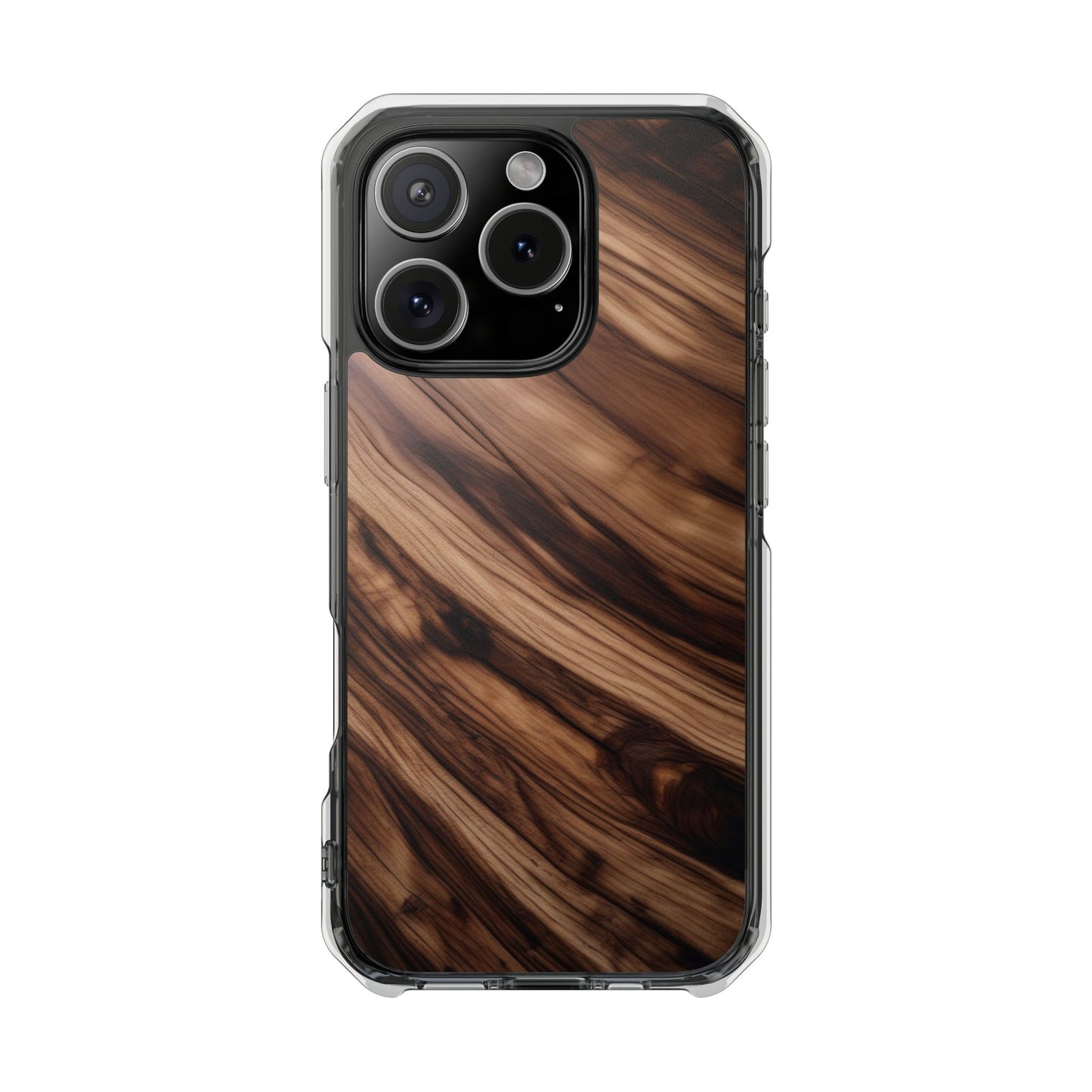 Magnetic Phone Case for iPhone 16/15/14 - Stylish Wood Texture, Durable Protection, Perfect Gift for Him/Her, Ideal for Any Occasion
