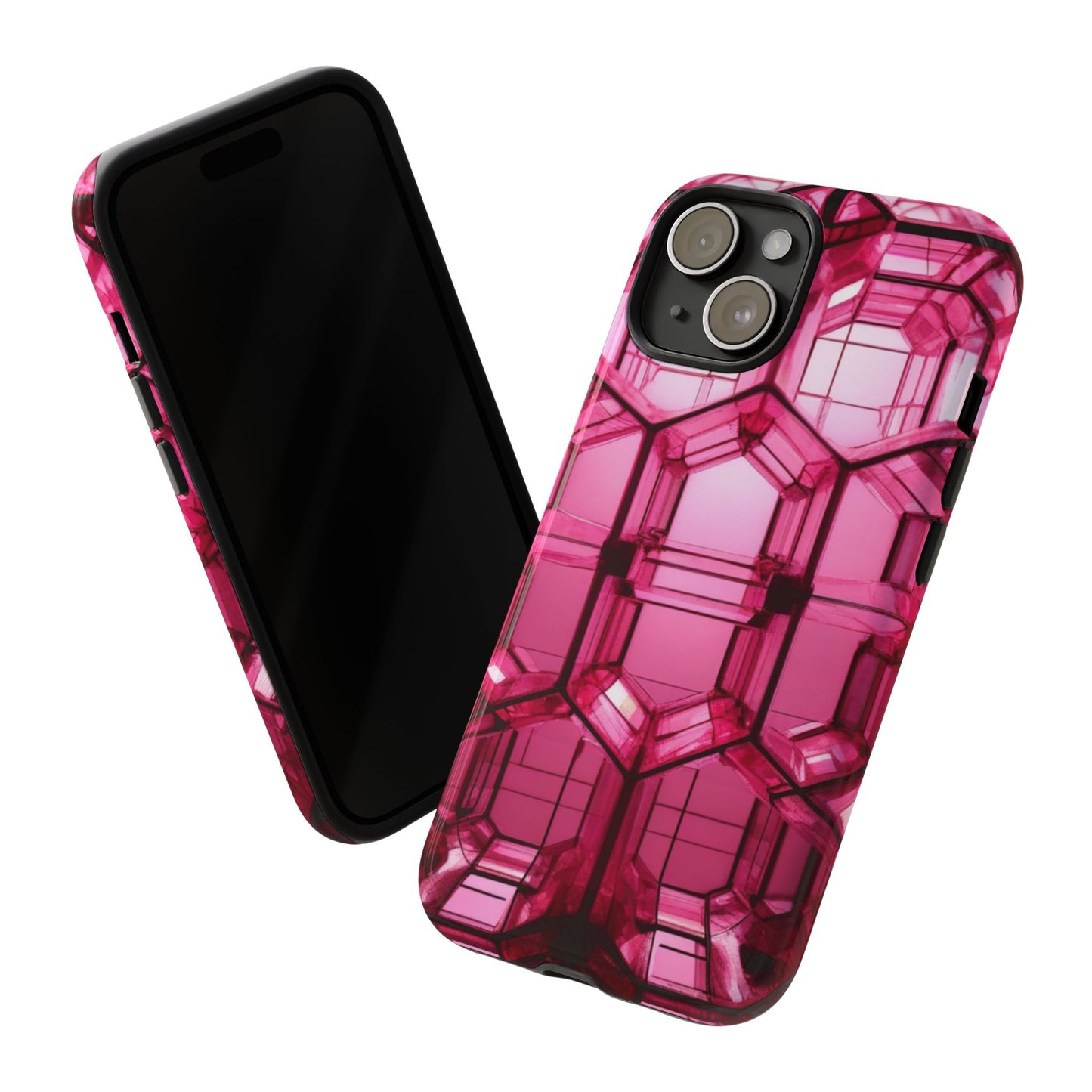 Stylish Pink Phone Case for iPhone 17/16/15/14, Gifts for Her