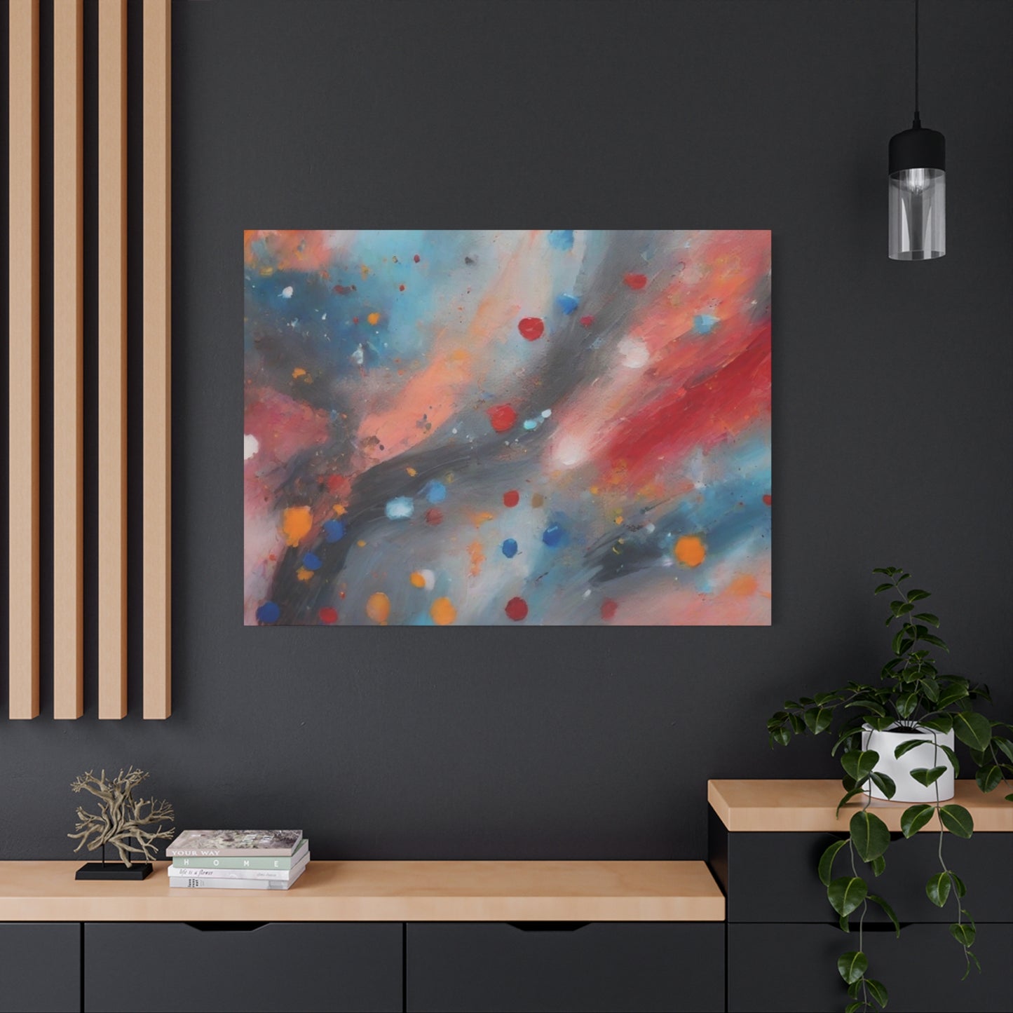 Abstract Art Canvas Print – Modern Wall Art, Digital Artwork, Matte Canvas, Ready to Hang, Home & Office Décor, Modern Wall Décor