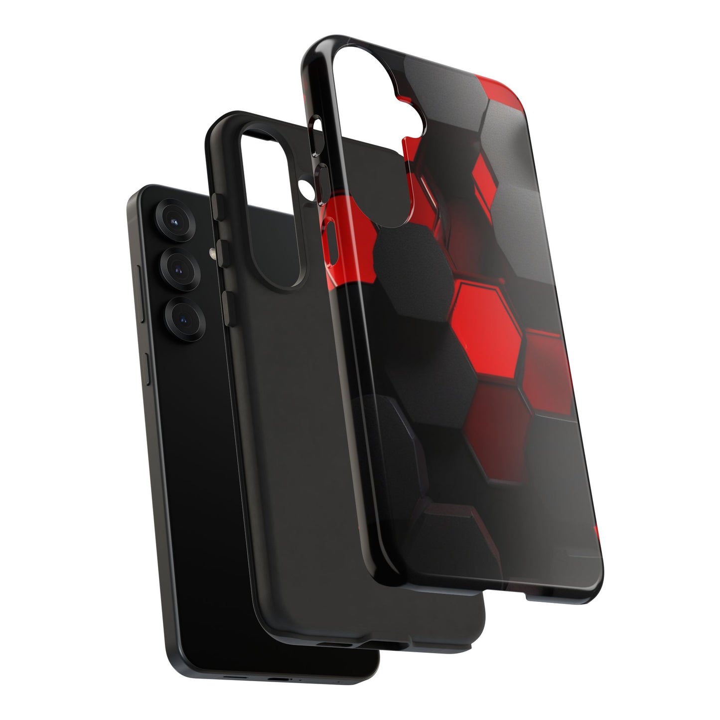 Tough Case Phone Case for iPhone Samsung Galaxy S25/S24 – Dual Layer, Matte/Glossy Finish, Wireless Charging Compatible