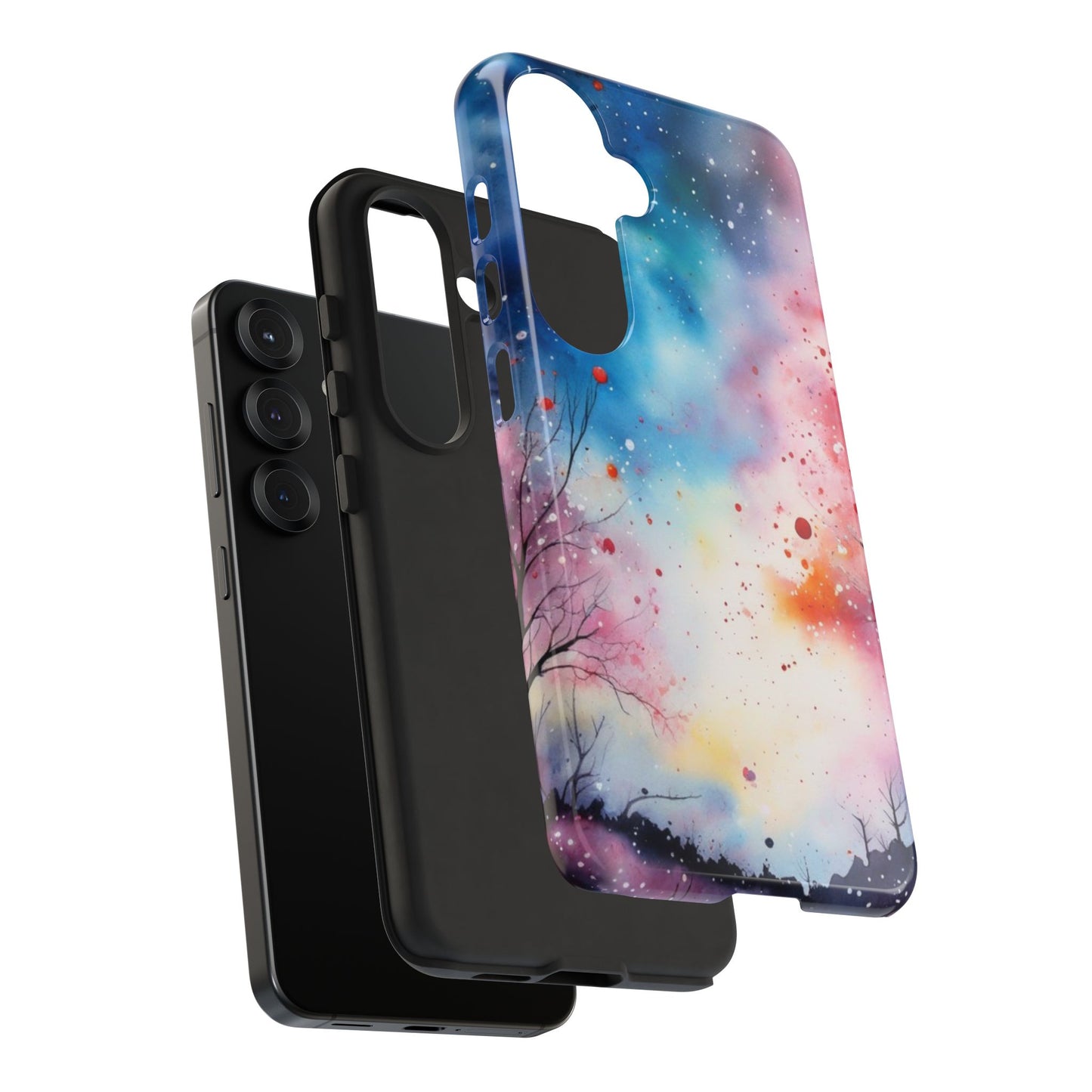 iPhone Tough Case - Fantasy, Abstract  art, Phone Case for iPhone 15\16, Samsung Galaxy S25/S24 – Dual Layer, Matte/Glossy Finish, Wireless Charging Compatible