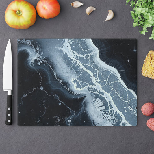 Tempered Glass Cutting Board – Hygienic, Scratch-Resistant, Dishwasher-Safe | Modern Kitchen Essential