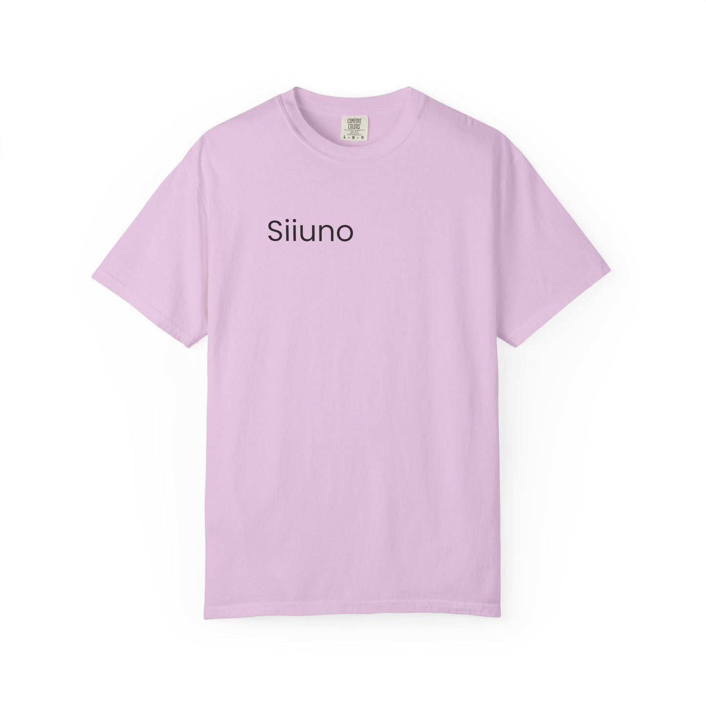 Siiuno Garment-Dyed T-shirt for Everyday Comfort, Unisex Tee for Casual Wear, Gift for Friends, Relaxed Style Tee, Versatile Summer Top
