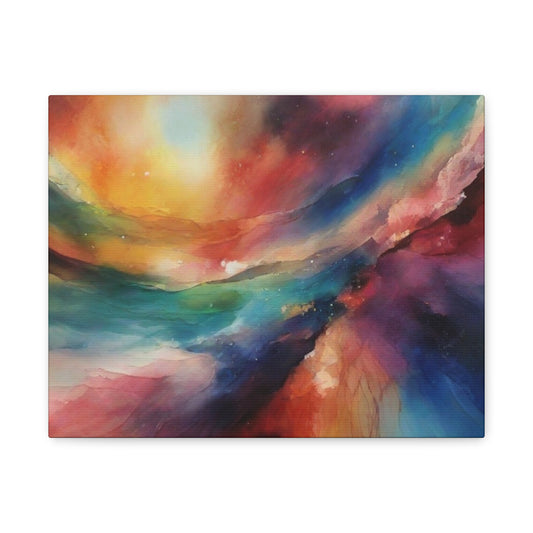 Abstract Art Canvas Print – Modern Wall Art, Space, Galaxy, Matte Canvas, Ready to Hang, Home & Office Décor, Modern Wall Décor